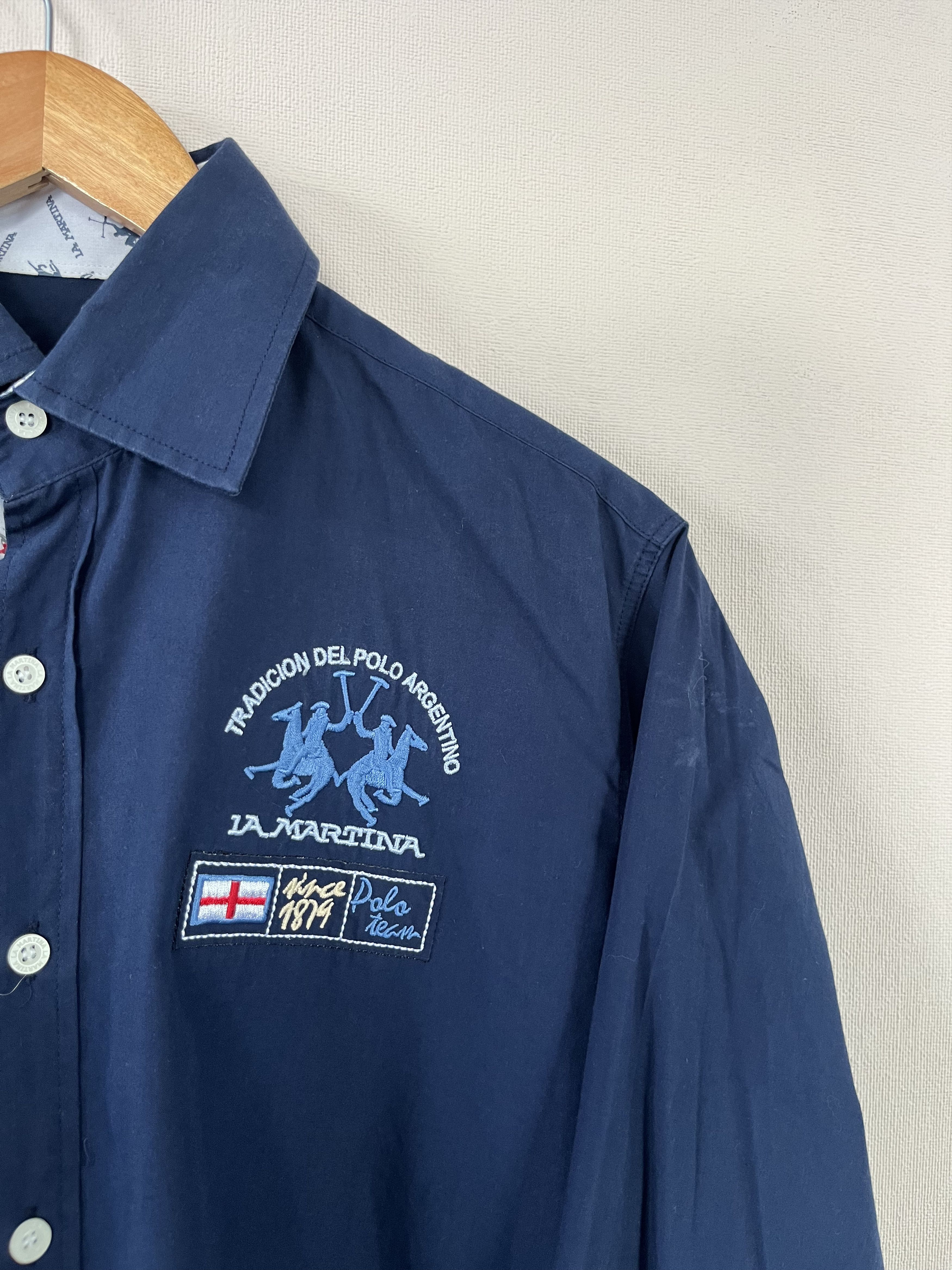 La Martina La Martina Buenos Aires Polo Team England Men’s Shirt Size US L / EU 52-54 / 3 - 3 Thumbnail