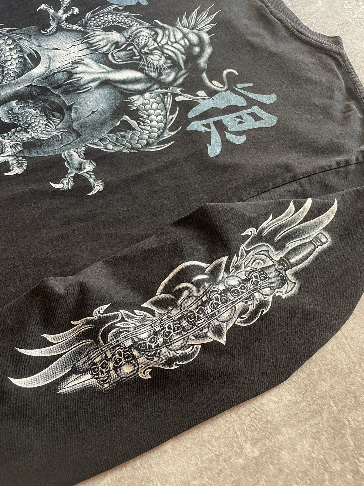 Affliction × JNCO Vintage Affliction Style Dragon 🐉 Long Sleeve Shirt Size US XL / EU 56 / 4 - 5 Thumbnail