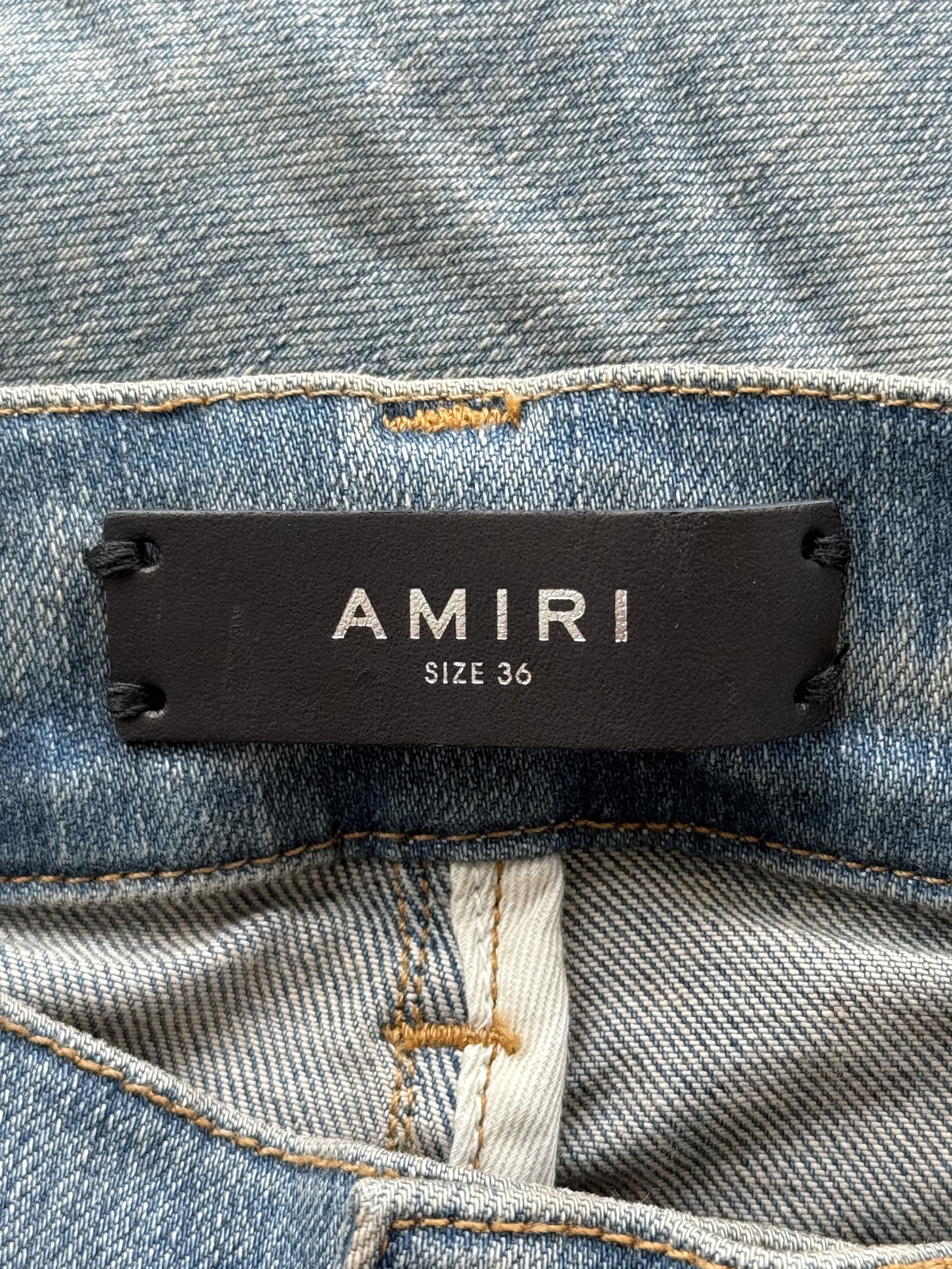 Amiri Amiri Clay Indigo Rainbow Bandana Patch Thrasher Jeans Size US 36 / EU 52 - 3 Thumbnail