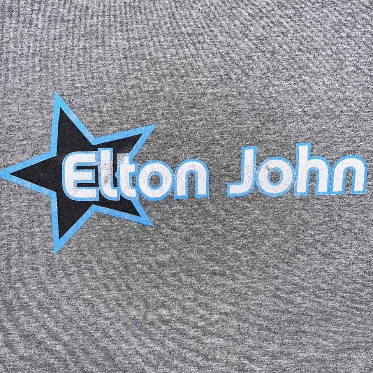 Vintage Vintage Elton John Y2K Star Fabulous Gay LGBTQ+ Band T-Shirt Size US XL / EU 56 / 4 - 5 Thumbnail