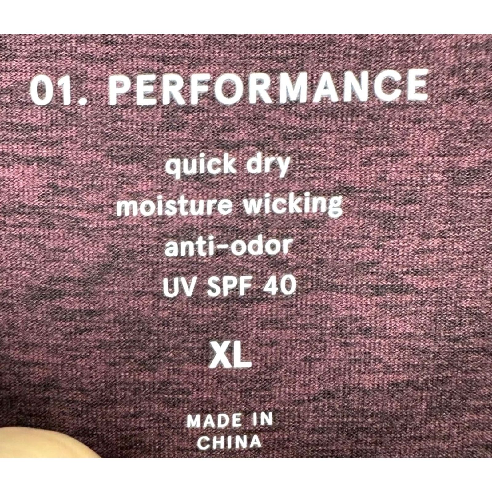 Vintage Algo Henley Pullover Sweatshirt Mens XL Maroon Red 1/4 Button Long Sleeve Athletic Breathable Casual Outdoor Walking Shirt Size US XL / EU 56 / 4 - 6 Thumbnail