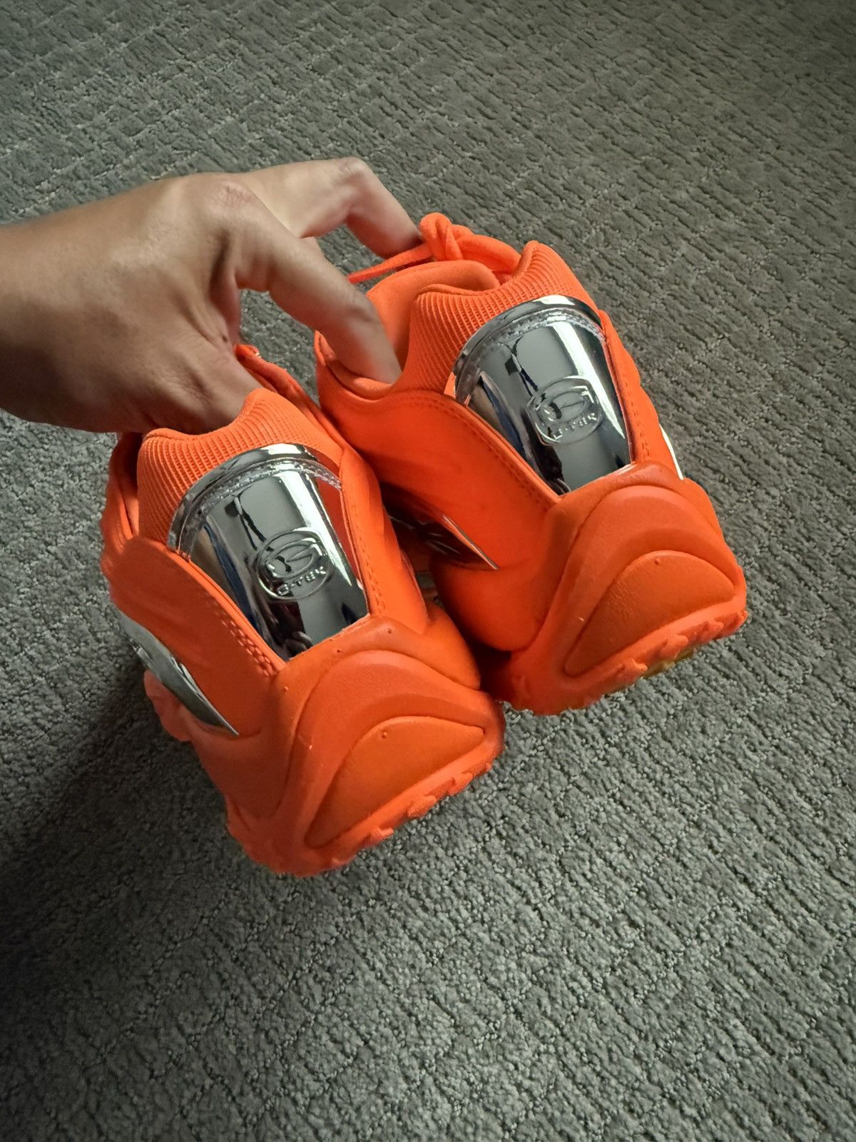 Chrome Hearts NOCTA HOT STEP ORANGE SNEAKERS Size US 8 / EU 41 - 4 Thumbnail