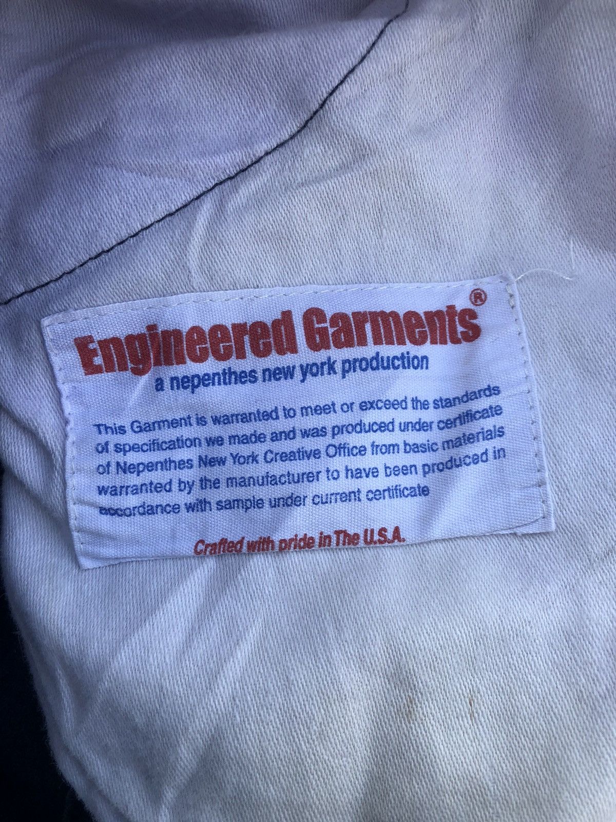 Nepenthes Engineered Garment by Nepenthes Hickory Carpenter Pants Size US 30 / EU 46 - 3 Thumbnail
