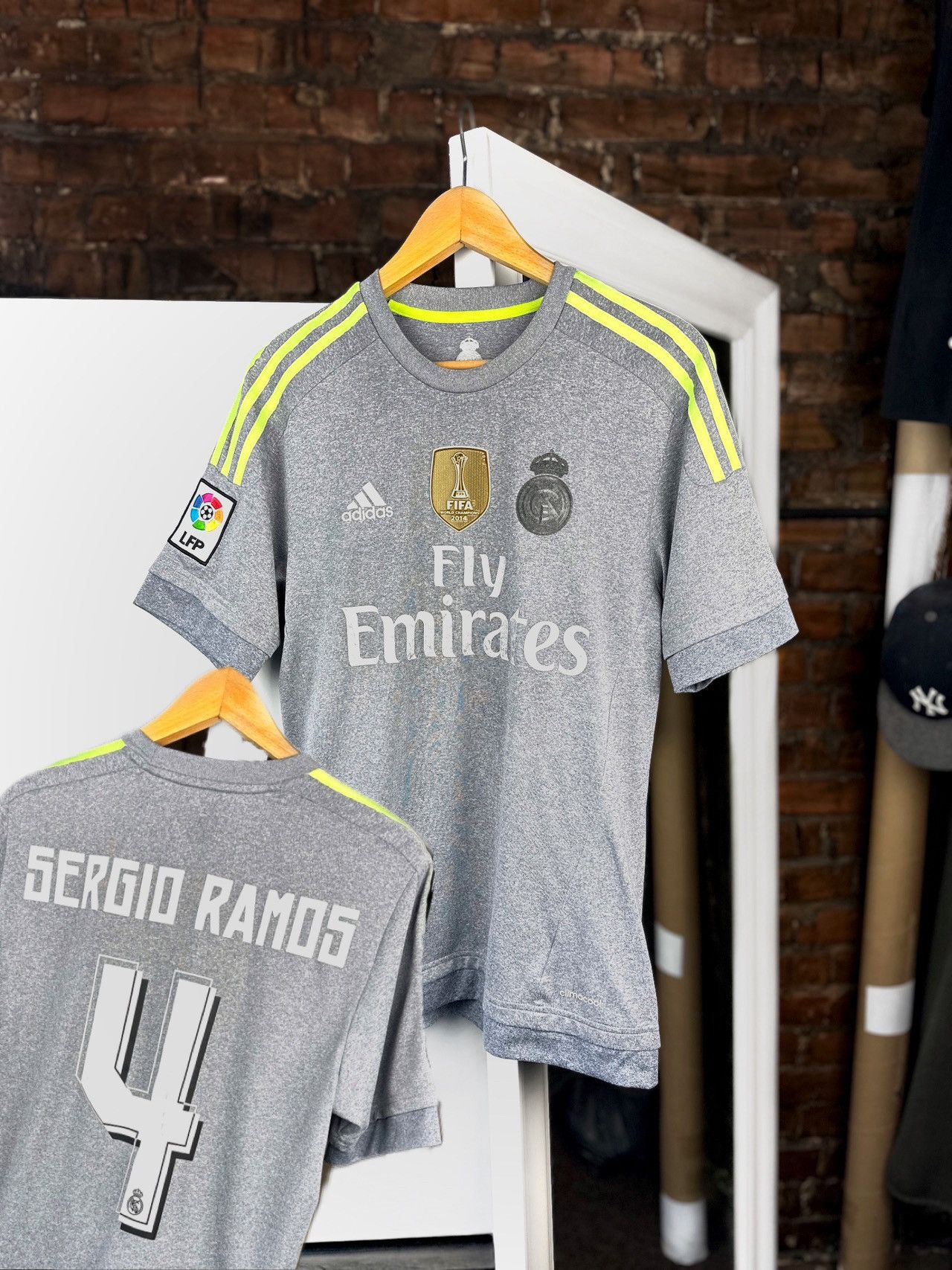 Adidas Adidas & Real Madrid (Sergio Ramos) FIFA 2015 - 2106 Gray Size US S / EU 44-46 / 1 - 1 Thumbnail