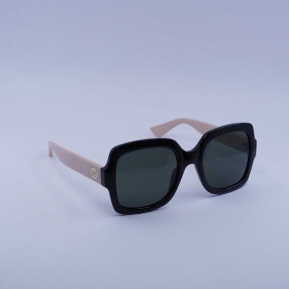 Gucci Gucci GG1337S 008 Sunglasses Black/Pink Square Frame, Grey Size ONE SIZE - 5 Thumbnail
