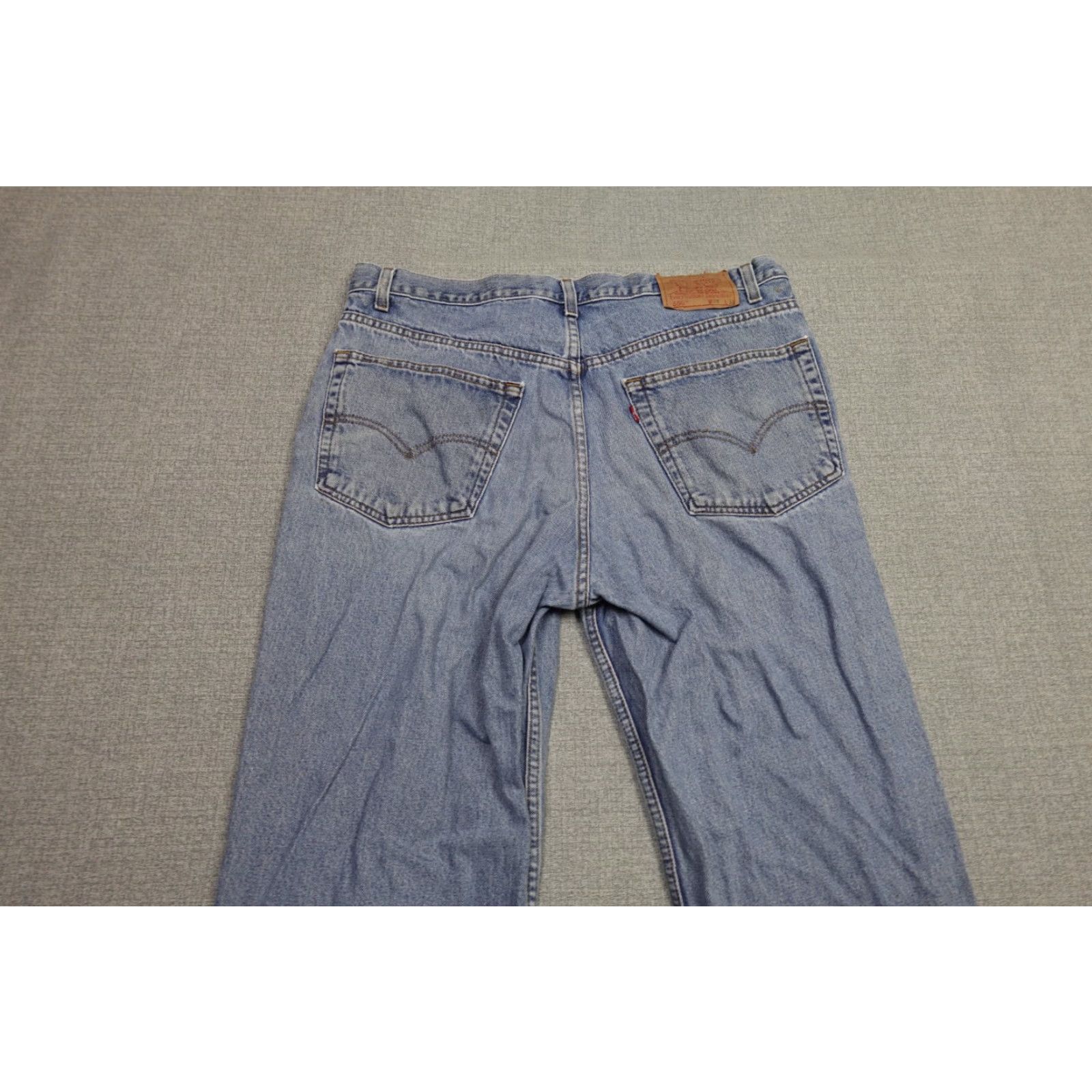 Levi's VINTAGE Levi's Jeans 550 Mens 36x32 Blue Light Wash Distressed Grunge Western Levi's 550 Jeans Mens 36x32 Blue Light Wash Distressed Grunge Western Size US 36 / EU 52 - 7 Thumbnail