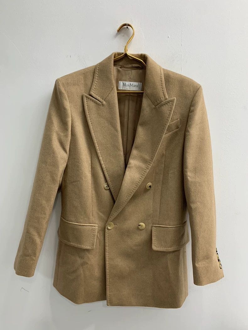 Max Mara Max Mara Long Sleeve Blazer Coat Size US XS / EU 42 / 0 - 1 Thumbnail