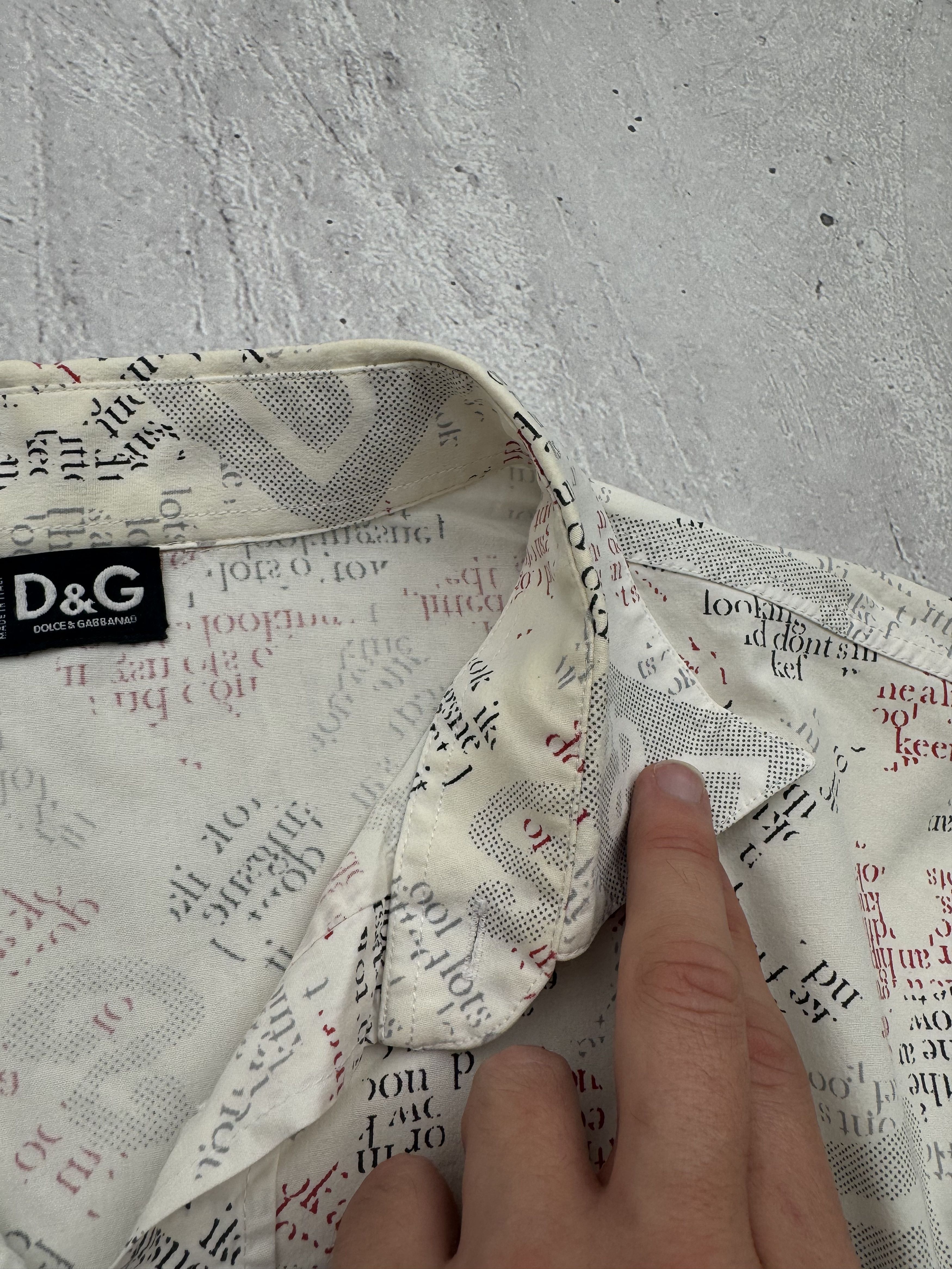 Dolce & Gabbana × Vintage Dolce & Gabbana Vintage Monogram Shirt Size US M / EU 48-50 / 2 - 5 Thumbnail