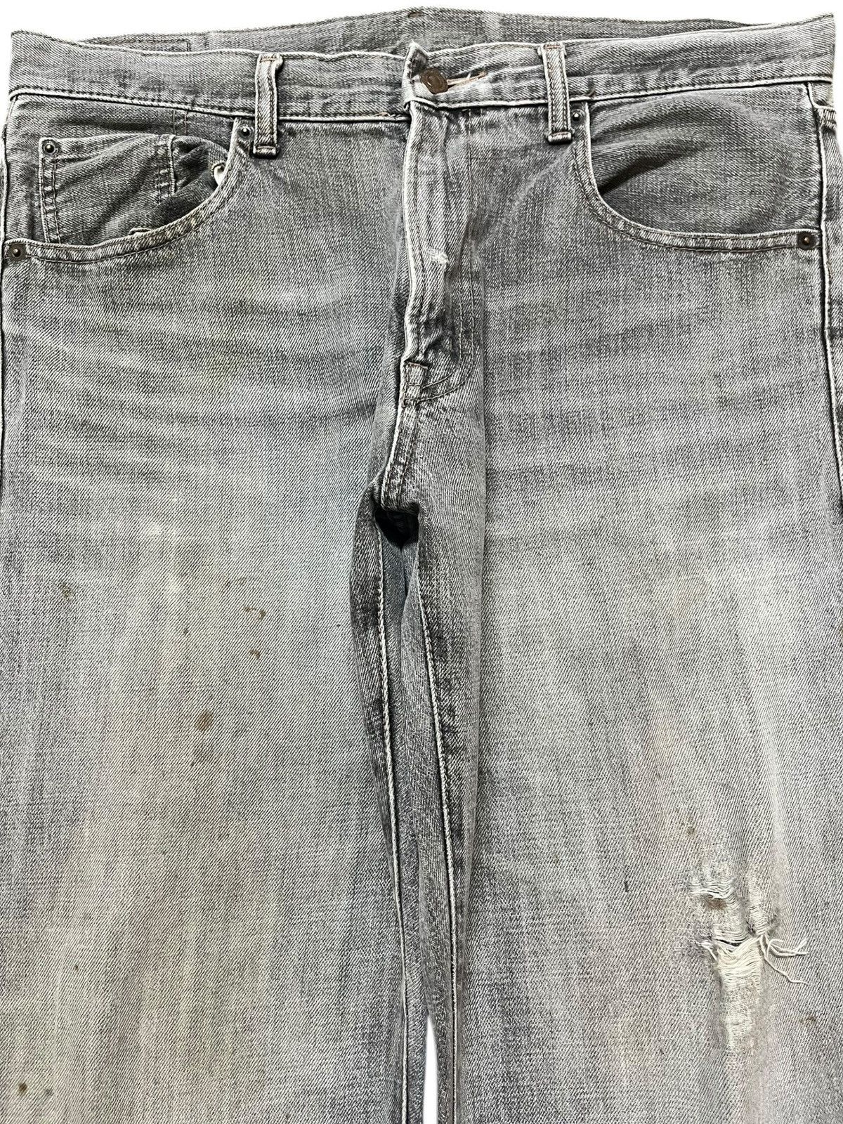 VILLAND Vintage Villand Baggy Wide Leg Faded Distressed Denim Size US 35 - 2 Thumbnail