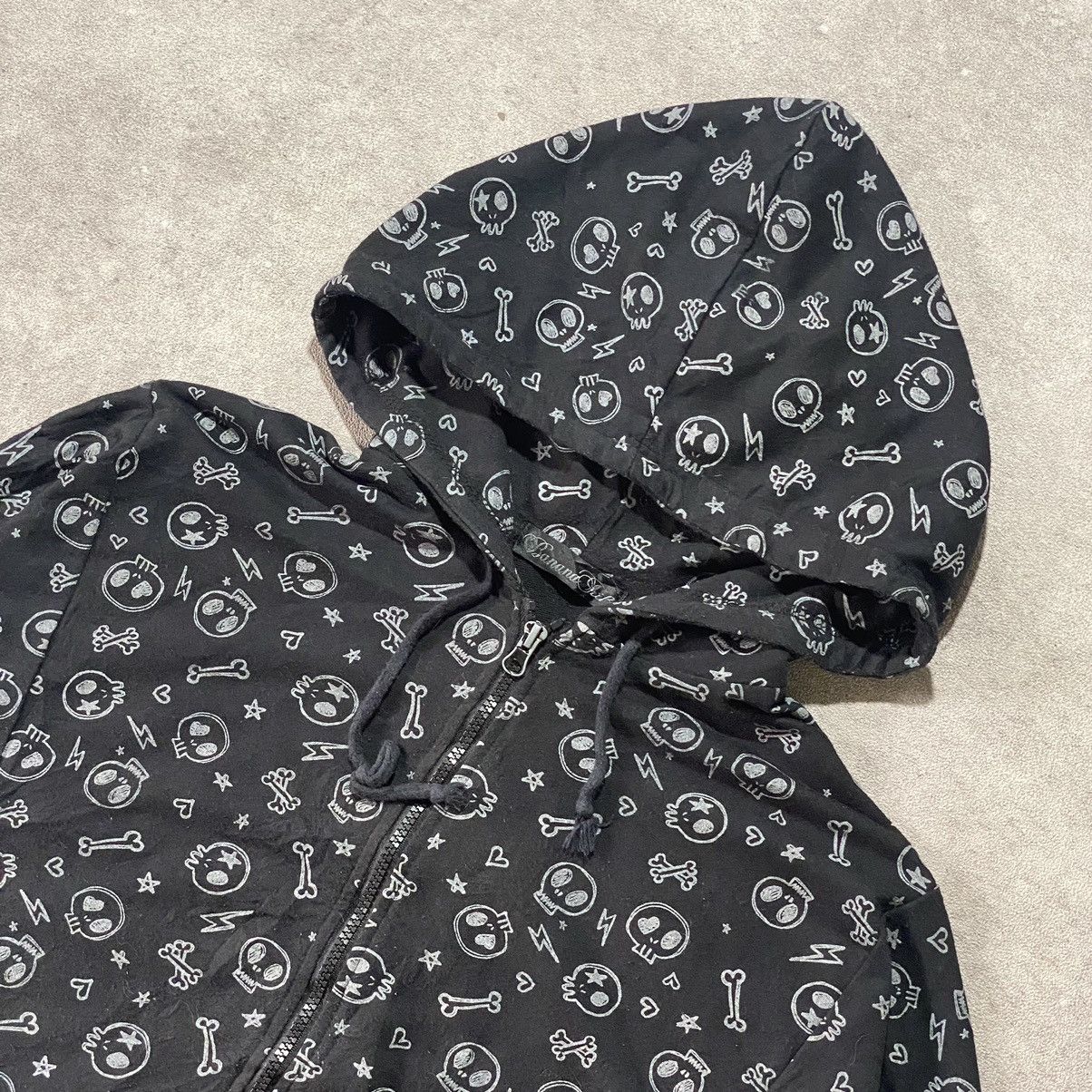 Seditionaries 2000s Banana Hip Vintage Skull Print Size S / US 4 / IT 40 - 2 Thumbnail