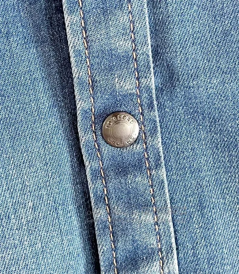 Tom Ford Tom Ford Stretch Denim Shirt Size M / US 6-8 / IT 42-44 - 6 Thumbnail