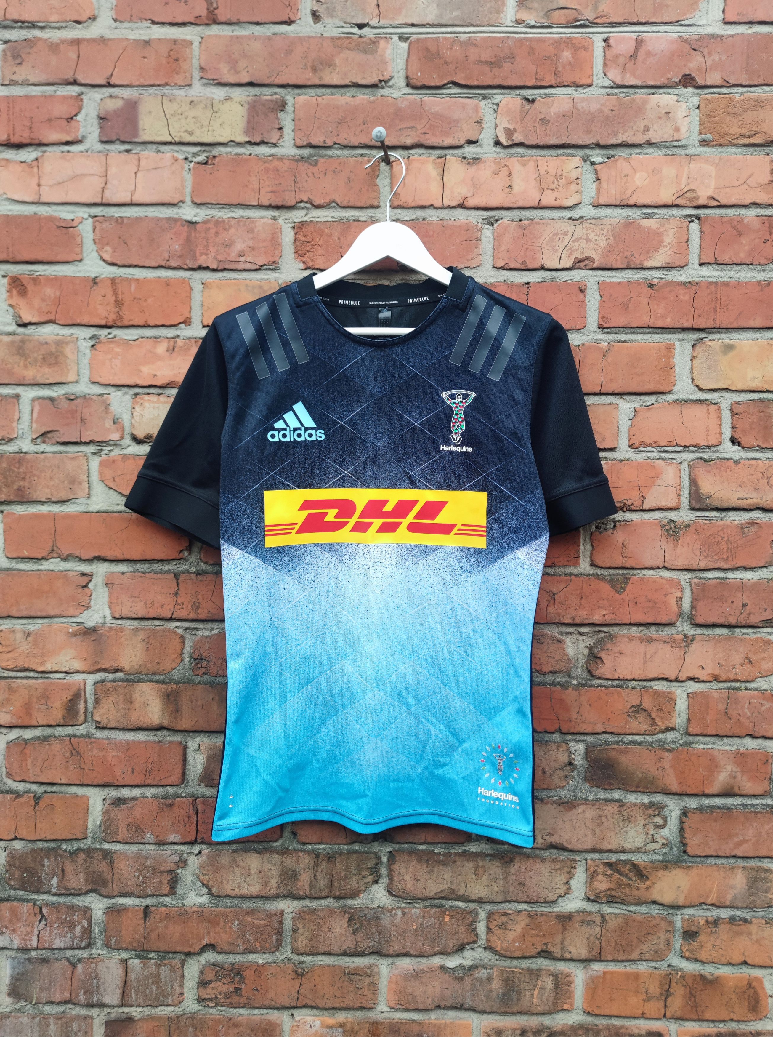 Adidas Adidas Harlequins size M Rugby Jersey 2020 Black #10 Size US M / EU 48-50 / 2 - 2 Thumbnail