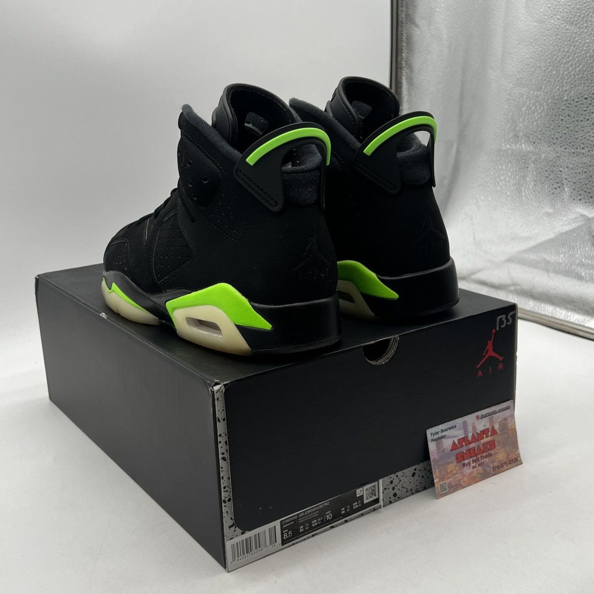 Jordan Brand Air Jordan 6 Electric green Size US 8.5 / EU 41-42 - 4 Thumbnail