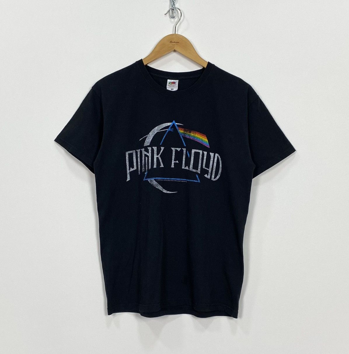 Vintage PINK FLOYD 2018 Dark Side of the Moon Rock T-Shirt Black Top Size US M / EU 48-50 / 2 - 1 Thumbnail