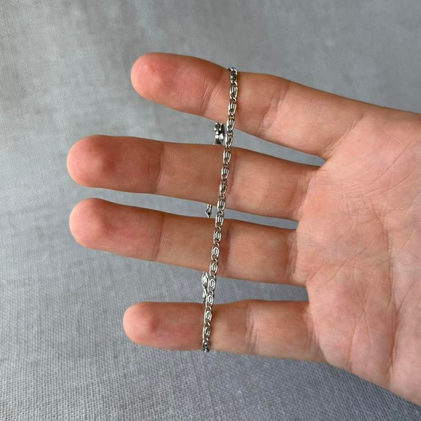 Other Classic silver paperclip chain bracelet WMNS2 Size ONE SIZE - 3 Thumbnail