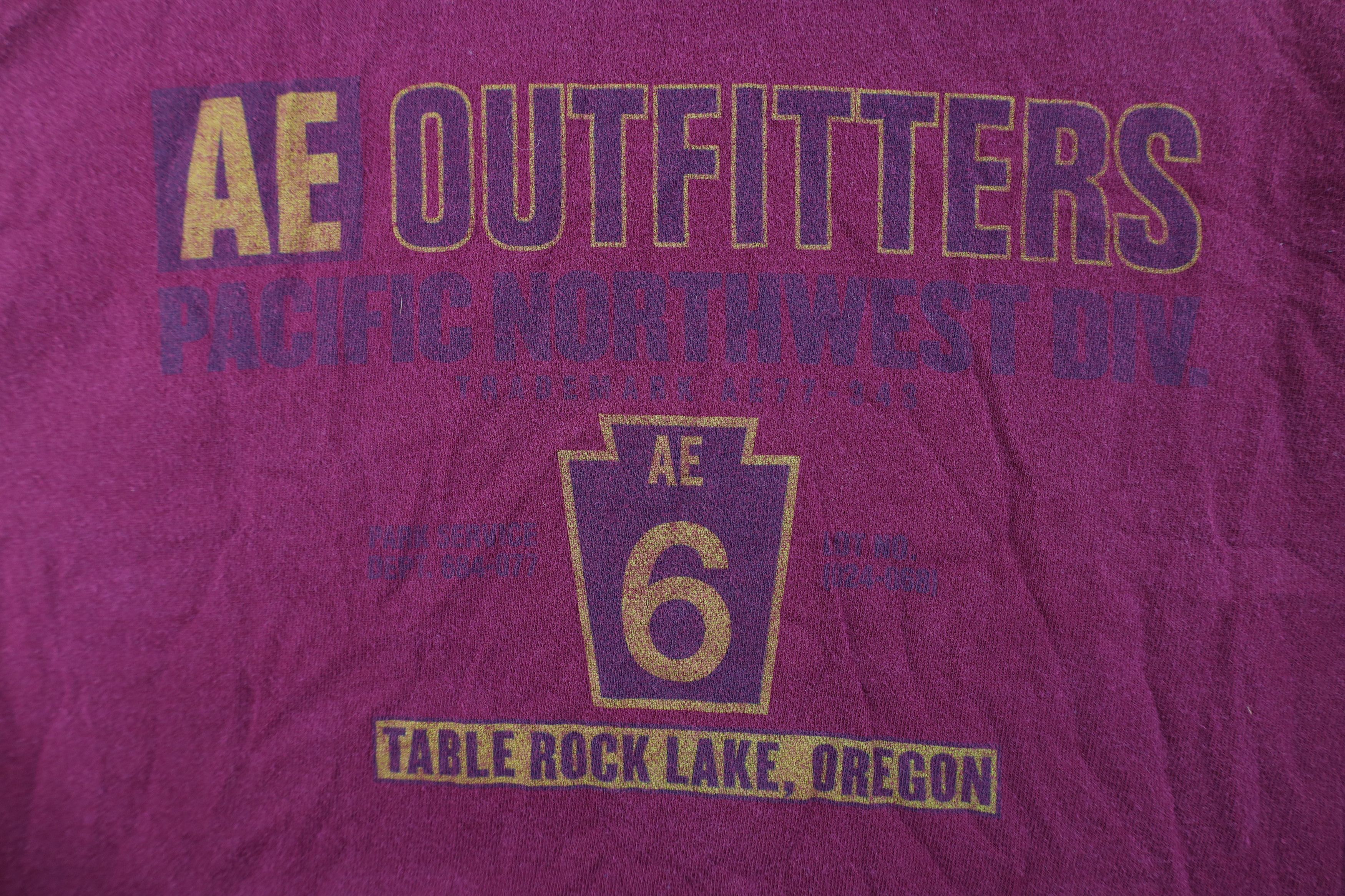 American Eagle Outfitters Vintage 90s Y2K American Eagle Outfitters Faded Park T-Shirt Size US L / EU 52-54 / 3 - 12 Thumbnail
