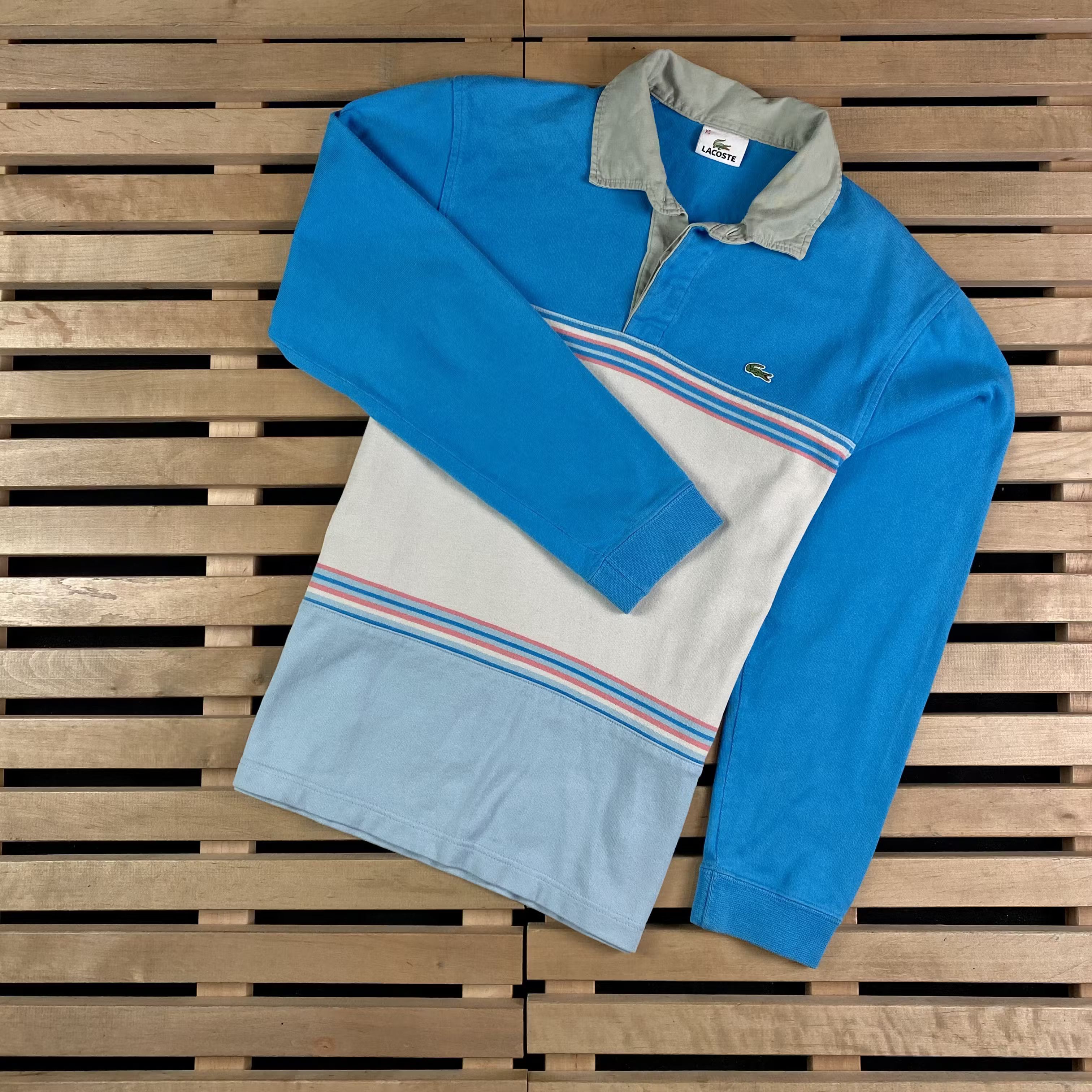 Lacoste × Vintage Mens Polo Long Sleeve Lacoste Vintage Size XS Size US XS / EU 42 / 0 - 1 Thumbnail
