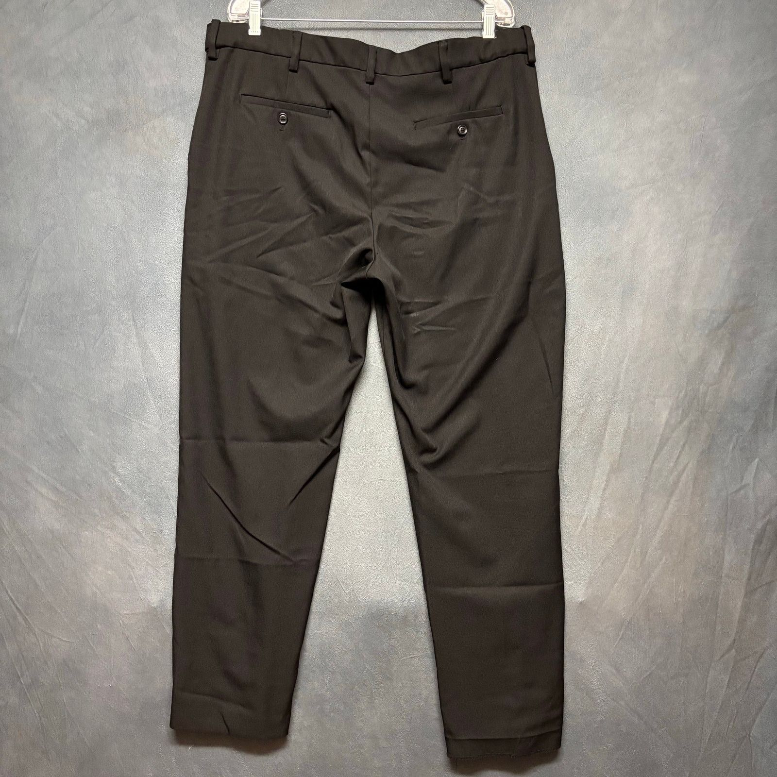 Savane Savane Men’s Black Dress Pants 38x30 Classic Fit Flat Front Size US 38 / EU 54 - 11 Thumbnail