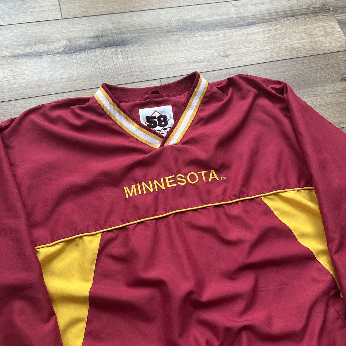 Other Vintage 90s Minnesota Golden Gophers Windbreaker Pullover Size US L / EU 52-54 / 3 - 5 Thumbnail