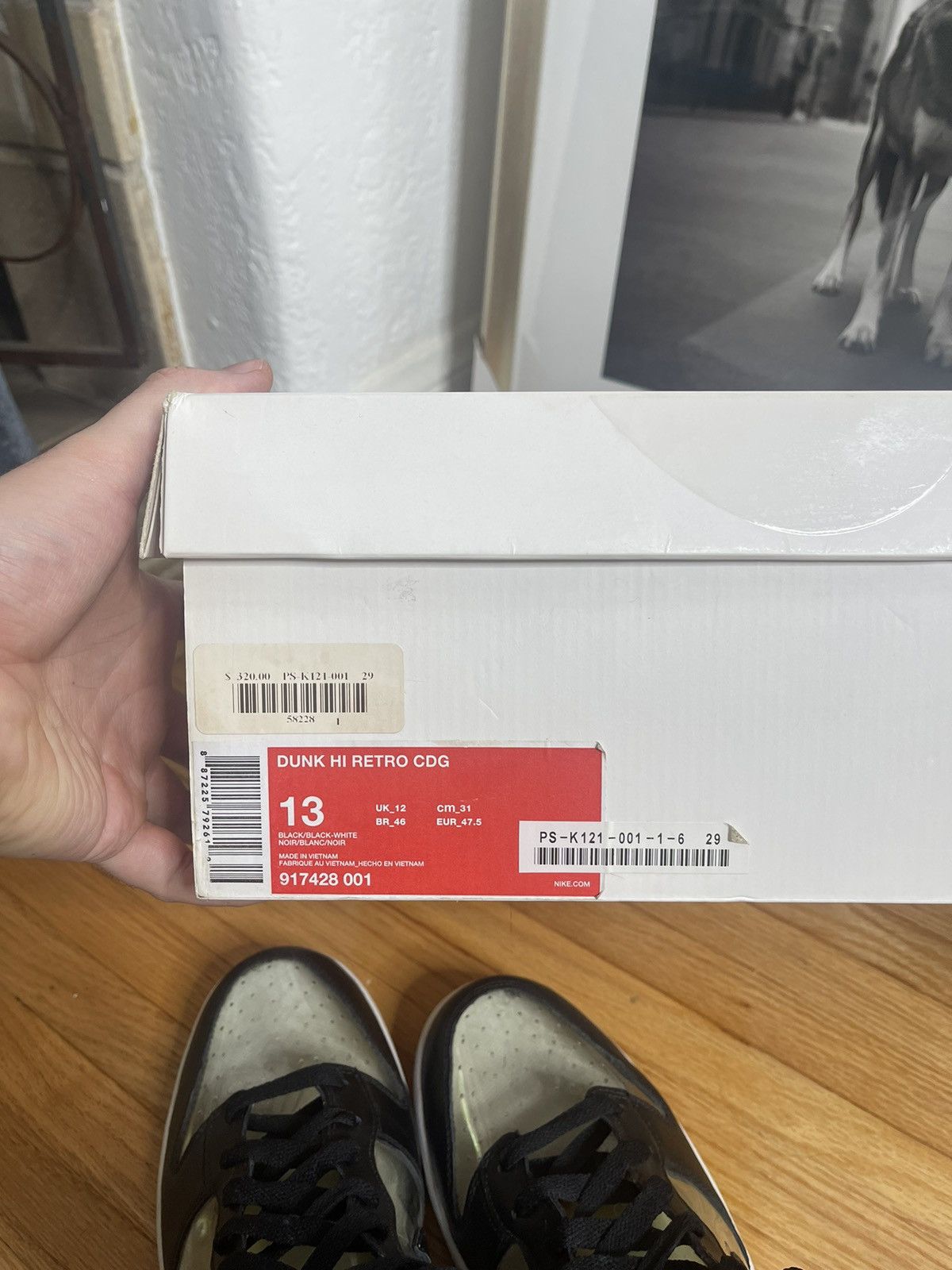 Nike Comme Des Garcons x Nike Dunk High Retro Size US 13 / EU 46 - 9 Thumbnail