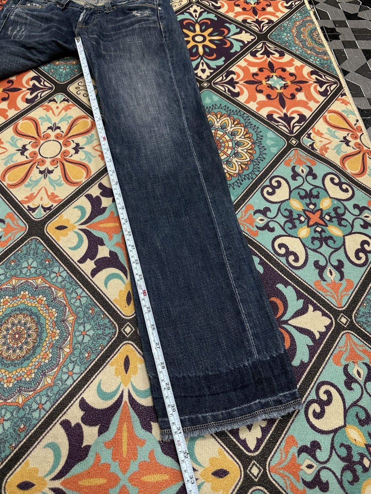 Marithe + Francois Girbaud 2000 Marithe + Francois Girbaud Wash Denim Jeans Size US 28 / EU 44 - 19 Thumbnail