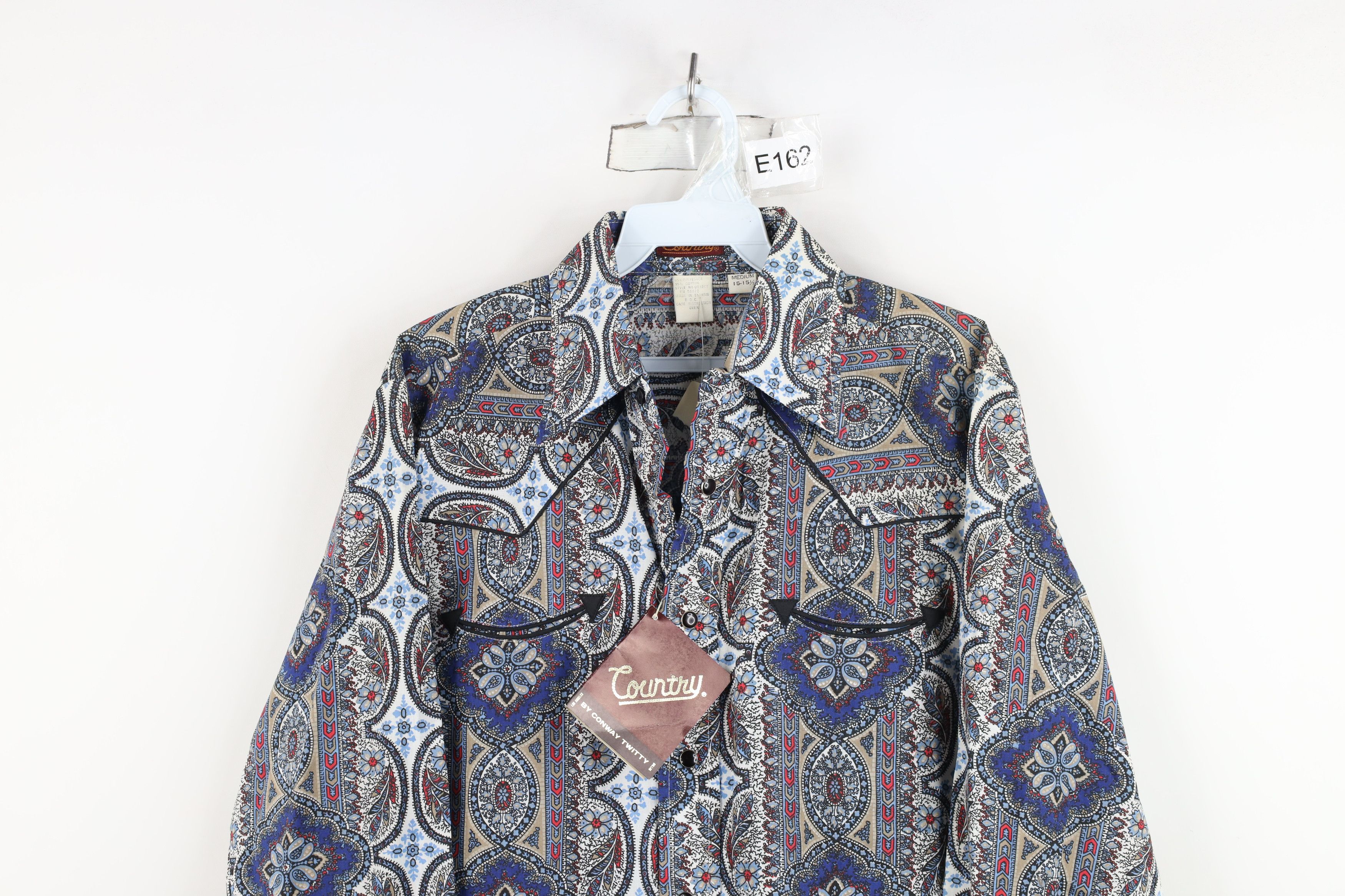 Other Deadstock Vintage 70s Rockabilly Western Rodeo Button Shirt Size US M / EU 48-50 / 2 - 2 Thumbnail