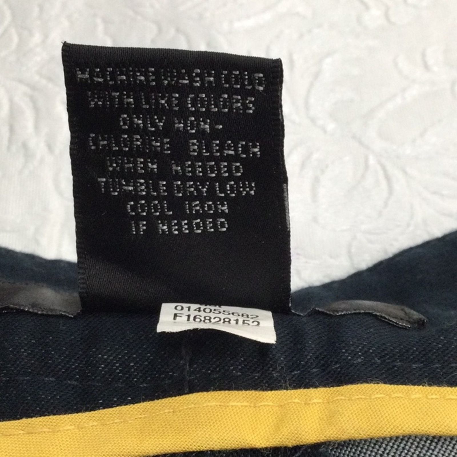 Mossimo Mossimo Stretch Fit 4 Navy Cuffed Mid Rise Dress Pant 18 Size 40" / US 18 - 9 Thumbnail