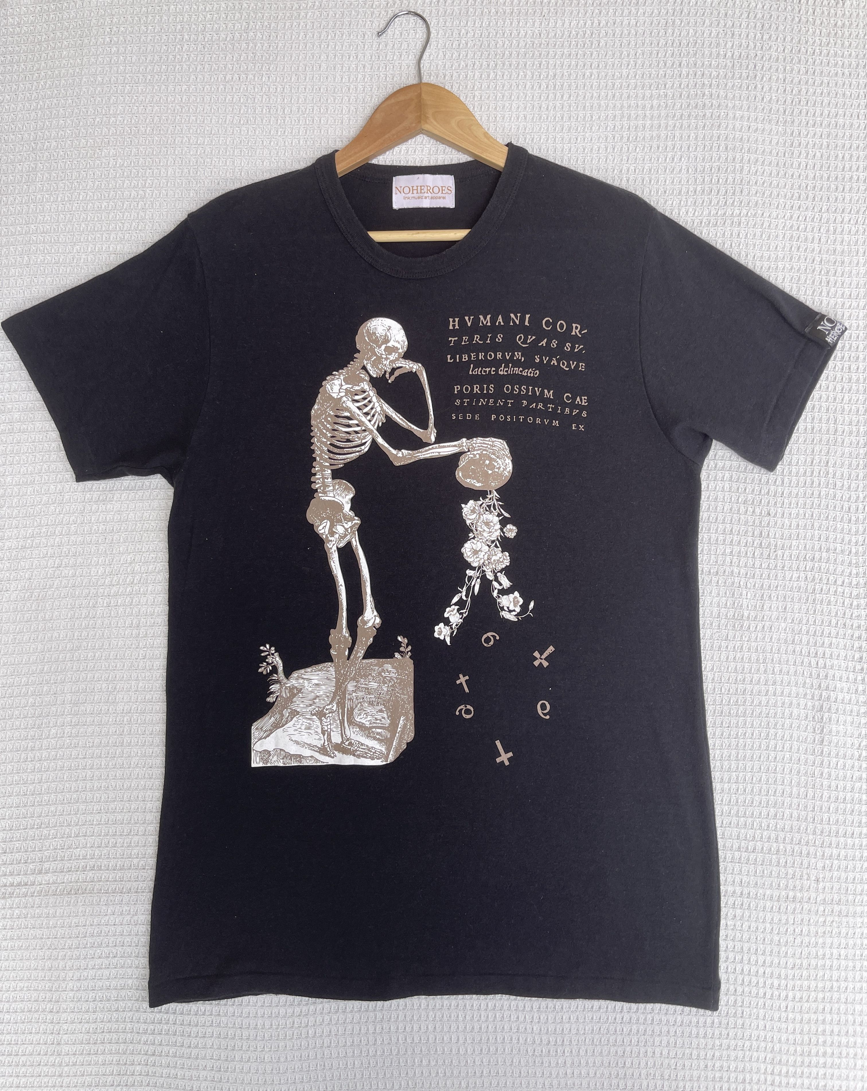 Japanese Brand Last Drop🔥Rare🔥Vintage No Heroes Arts Music T-Shirt Size US M / EU 48-50 / 2 - 6 Thumbnail