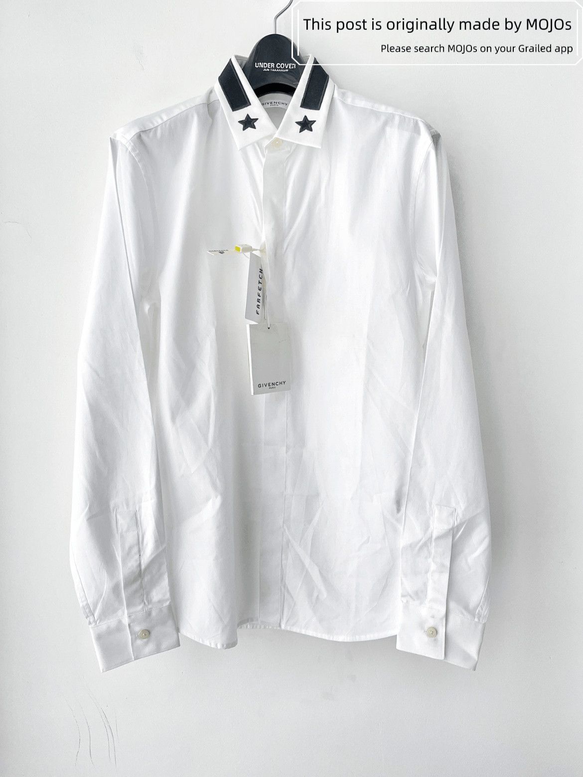Givenchy Sz 38 Givenchy Star Pattern Shirt Size US M / EU 48-50 / 2 - 1 Thumbnail