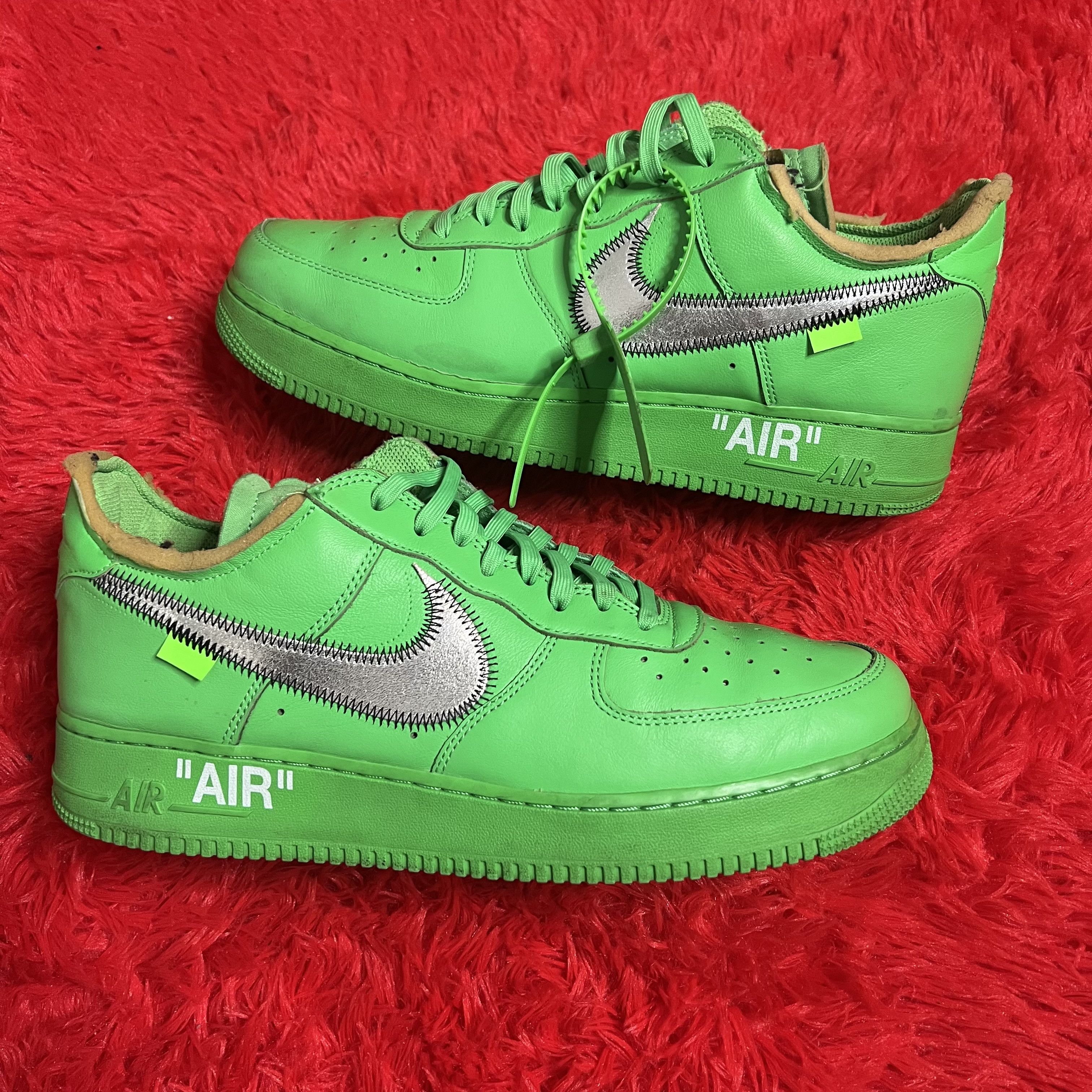 Nike × Off-White Nike Air Force 1 Low Off-White Brooklyn (2022) Size US 12.5 / EU 45-46 - 2 Thumbnail