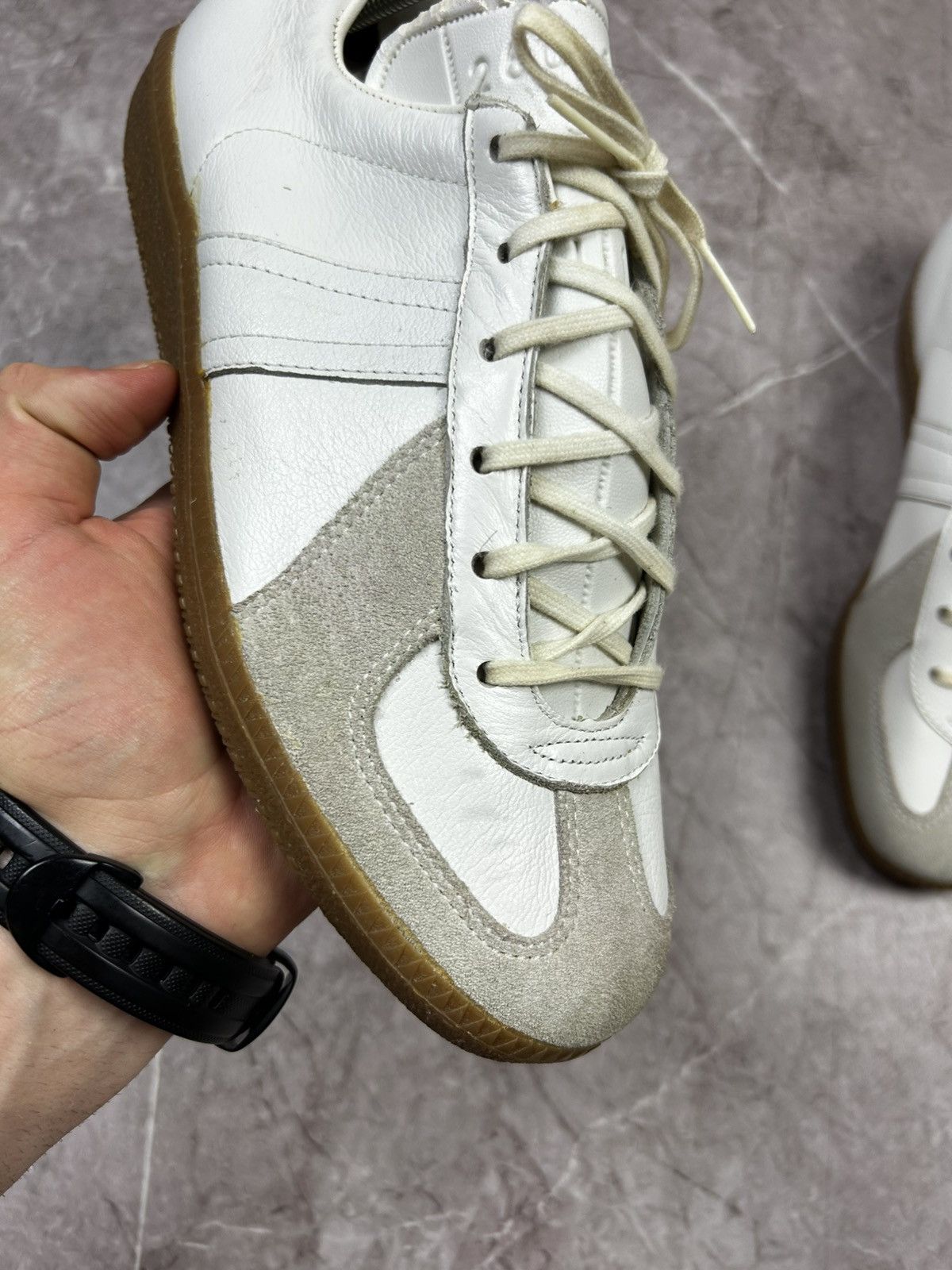 Vintage GAT BW Sport Army Trainer Bundeswehr Shoes Leather Sneakers Size US 8 / EU 41 - 16 Thumbnail