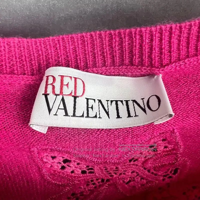 Valentino Valentino Pink Cotton Women's Cardigan . Size S / US 4 / IT 40 - 3 Thumbnail