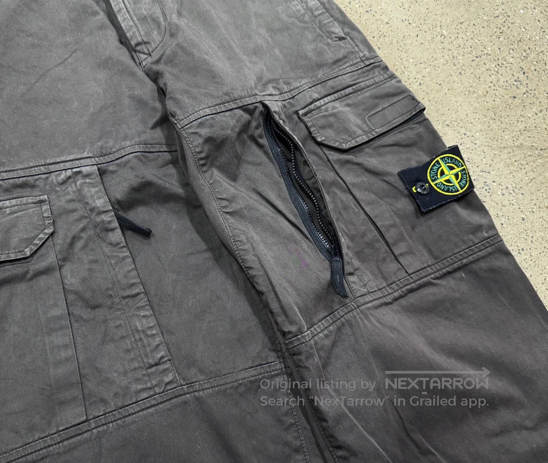 Stone Island Stone Island Wide Leg Cargo Pants. Size US 30 / EU 46 - 5 Thumbnail