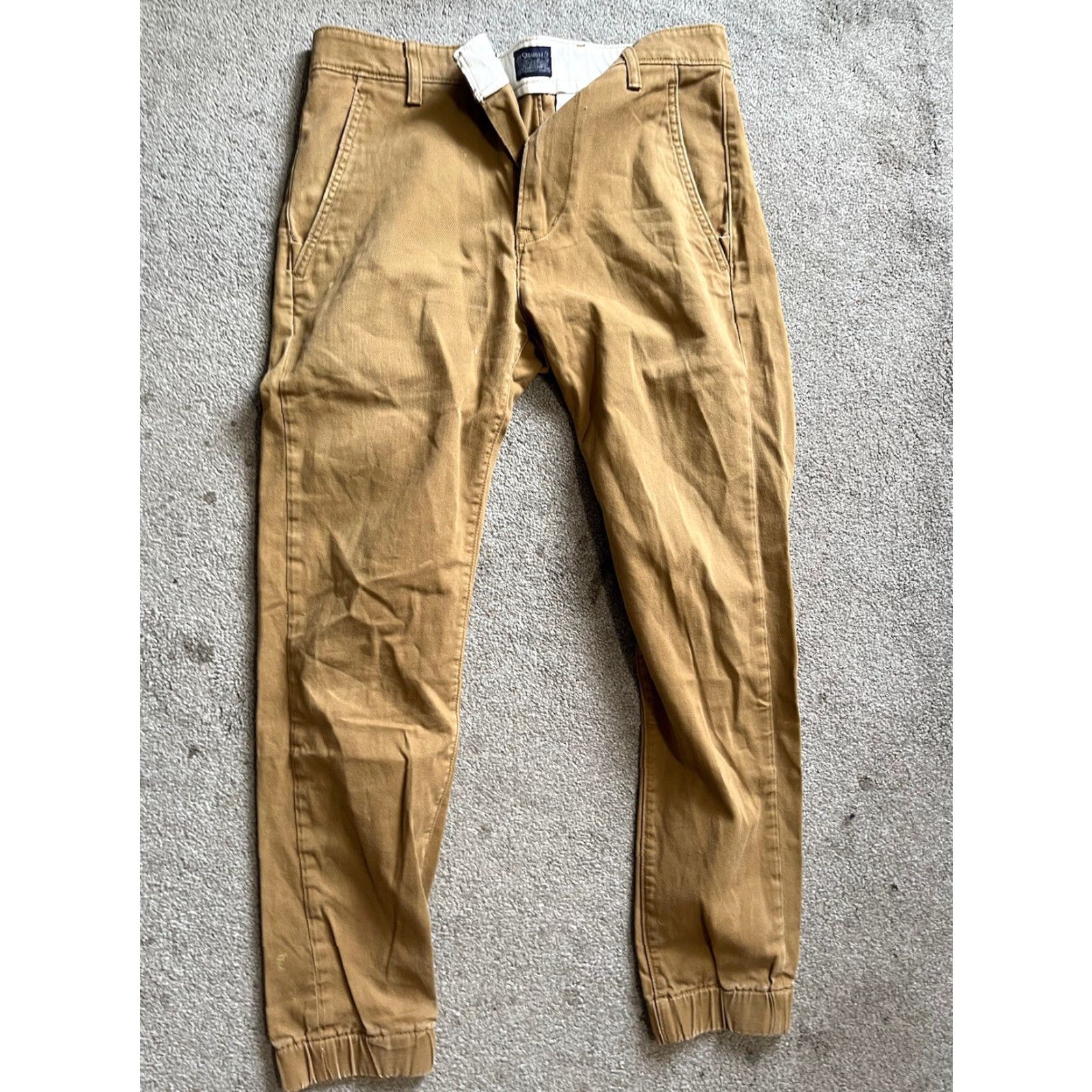 Levi's Levi's Khaki Chino Jogger Pants 29x32 Tapered Regular Men's Jeans Size US 29 - 3 Thumbnail