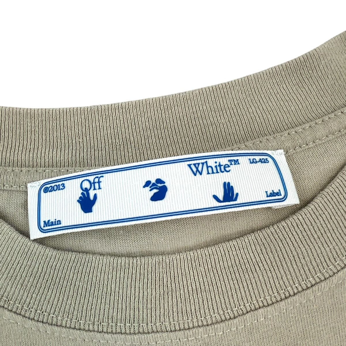 Off-White Off-White Dot Arrows Beige T Shirt Size US S / EU 44-46 / 1 - 4 Thumbnail