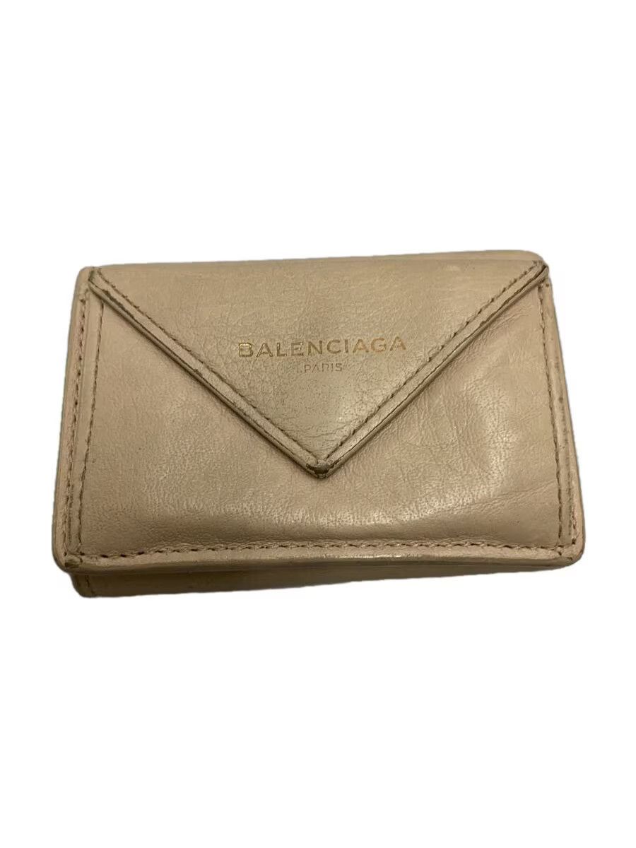 Balenciaga Balenciaga Leather Tri-Fold Wallet Basic Size ONE SIZE - 1 Thumbnail