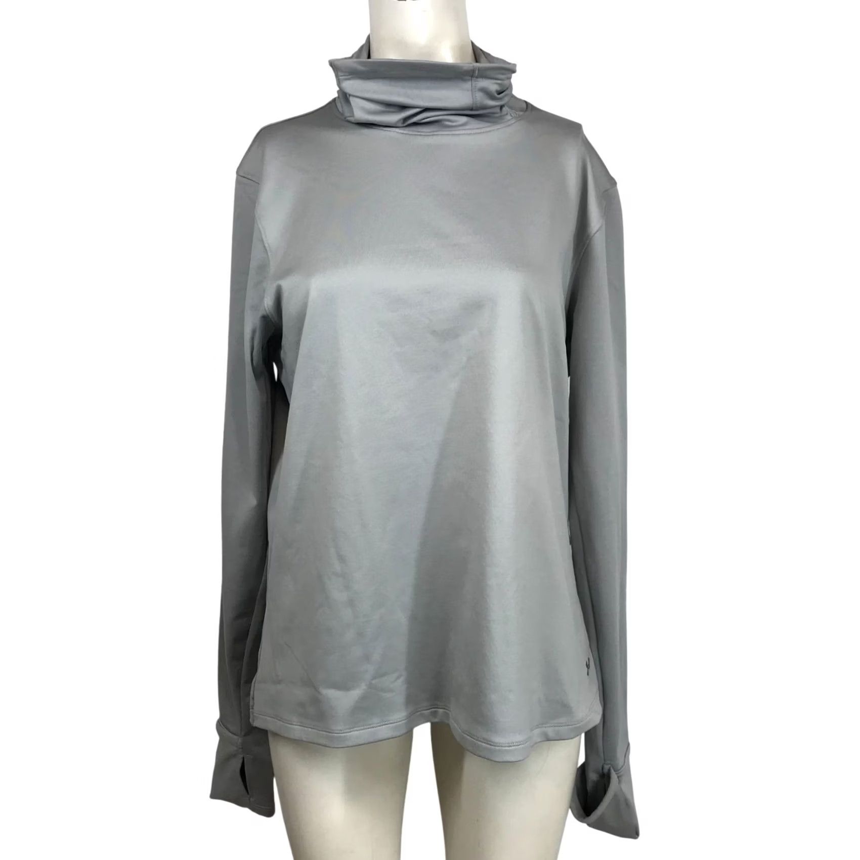 Under Armour UNDER ARMOUR Shirt Womens XL Gray Long Sleeve Turtle Neck Running Size XL / US 12-14 / IT 48-50 - 2 Thumbnail