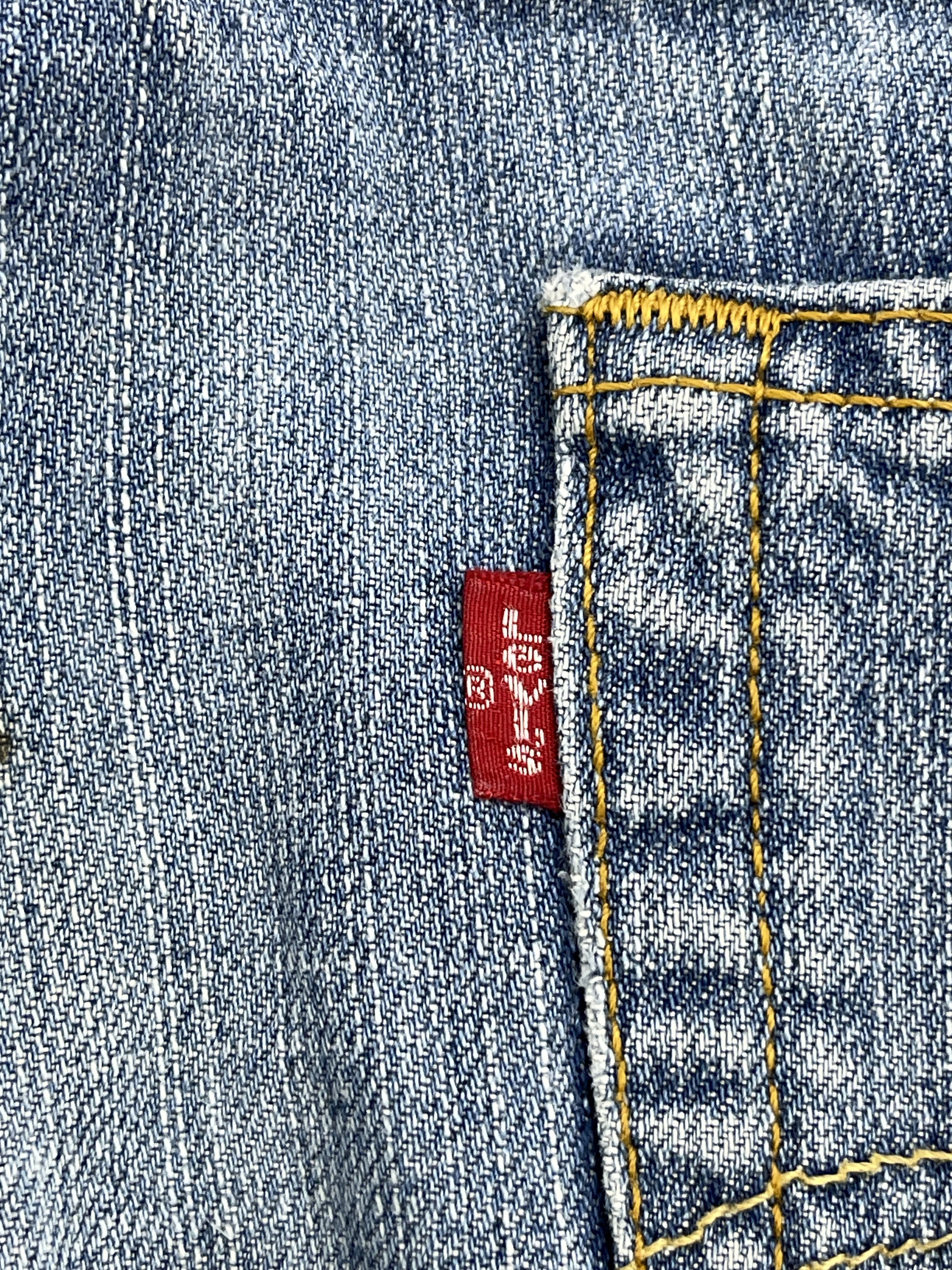Levi's Vintage Levis 559 Faded Blue Jeans DP2515 Size US 33 - 6 Thumbnail