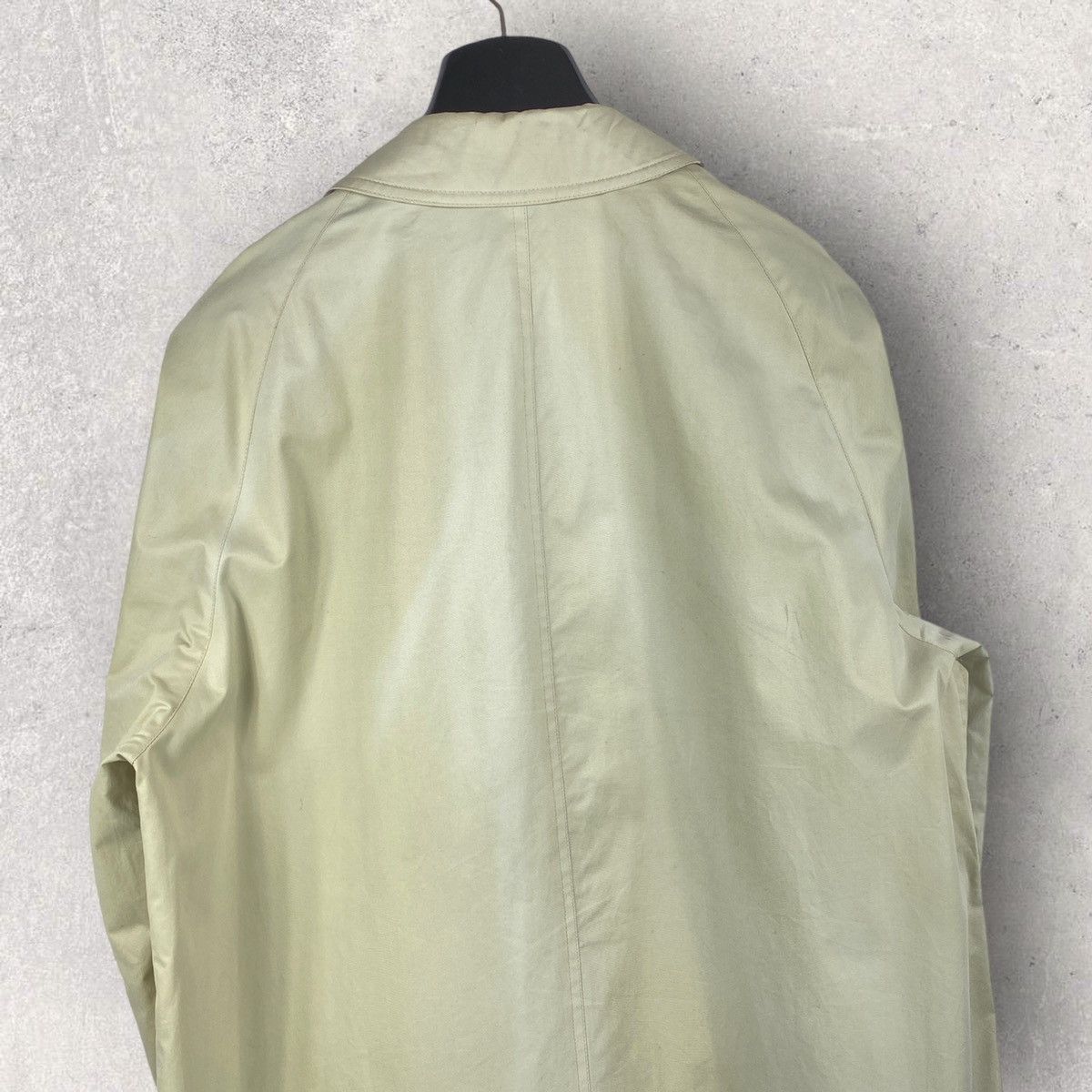 Aquascutum × Vintage vintage Aquascutum London Harrods Tan Trench Over Coat Size L / US 10 / IT 46 - 7 Thumbnail