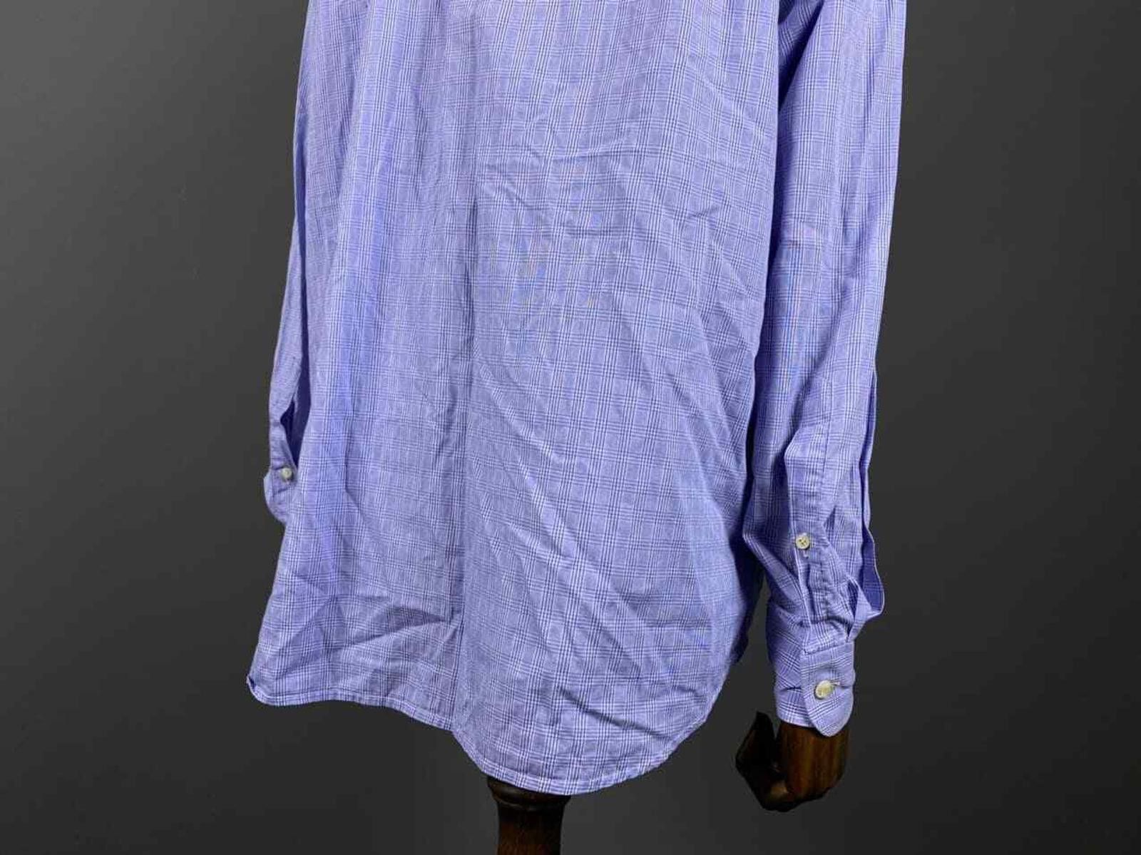 Burberry Burberrys Nova Check Blue Button Up Dress Shirt Size 42 Size US M / EU 48-50 / 2 - 9 Thumbnail