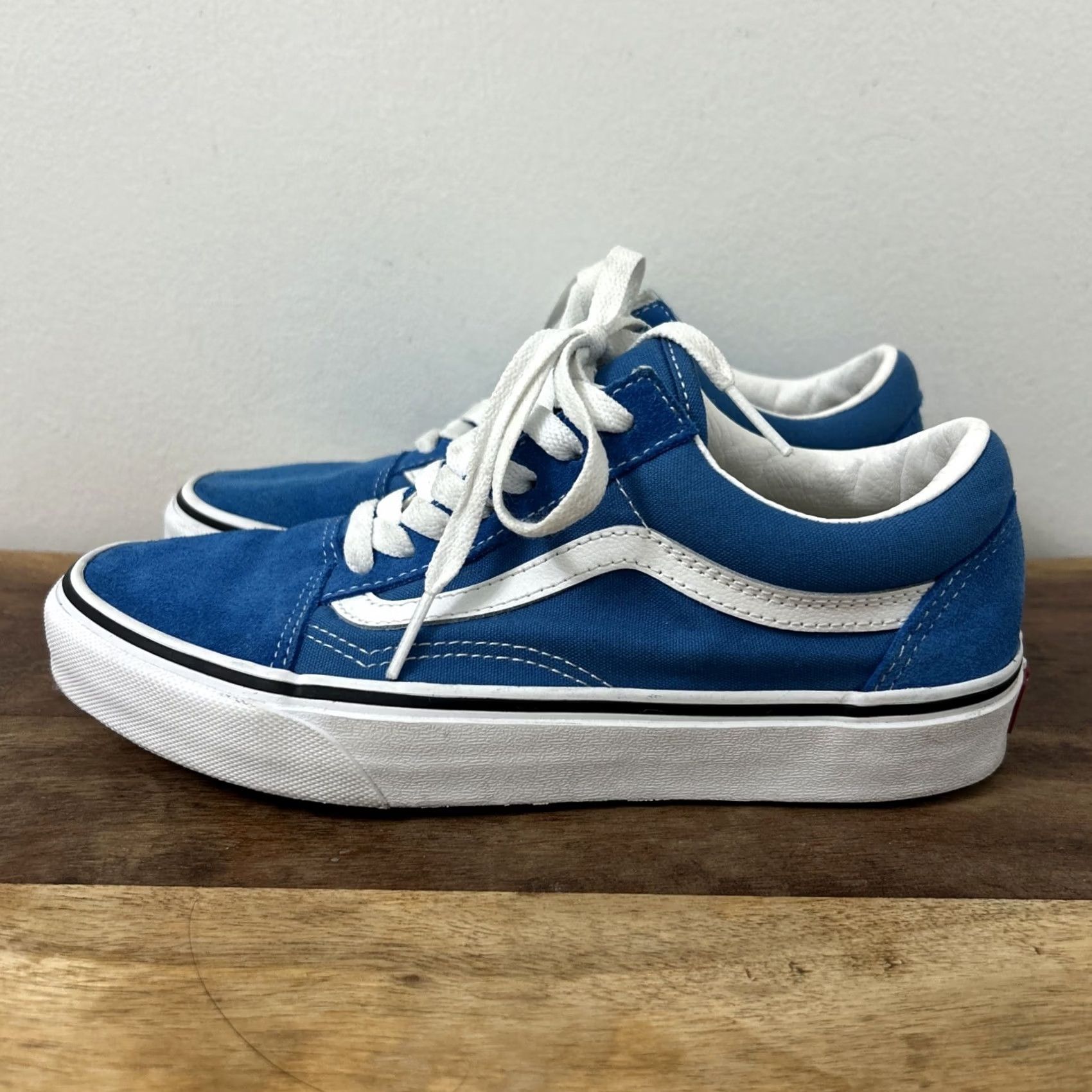 Vans VANS Old Skool Shoe Blue Low Top Mens 5.5 / Women 7 Skateboarding Nike? Size S / US 4 / IT 40 - 4 Thumbnail