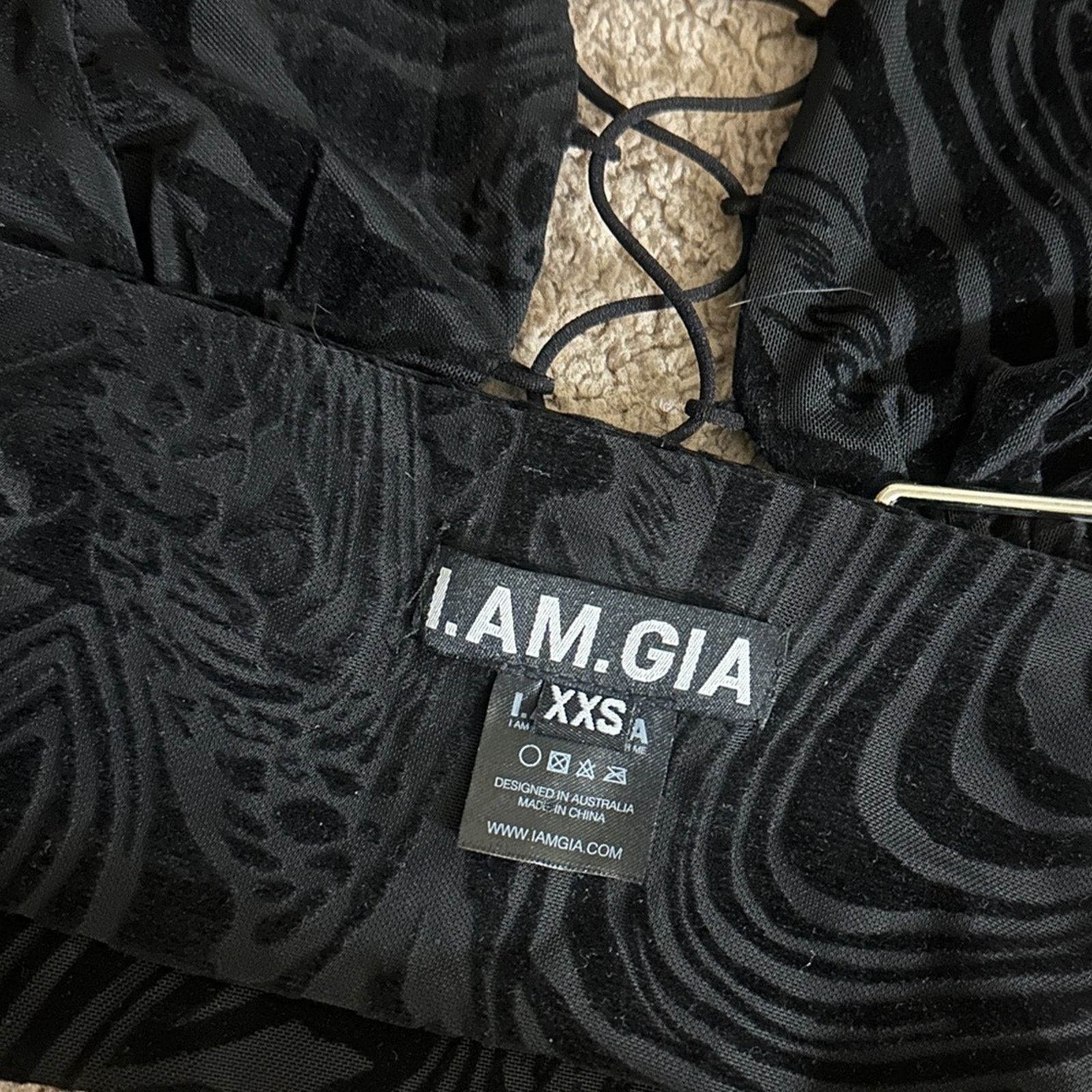 I.AM.GIA I AM GIA Phlox Strappy Lace Up Sexy Top / Burn Out Black XXS Size XXS / US 00 / IT 34 - 7 Thumbnail