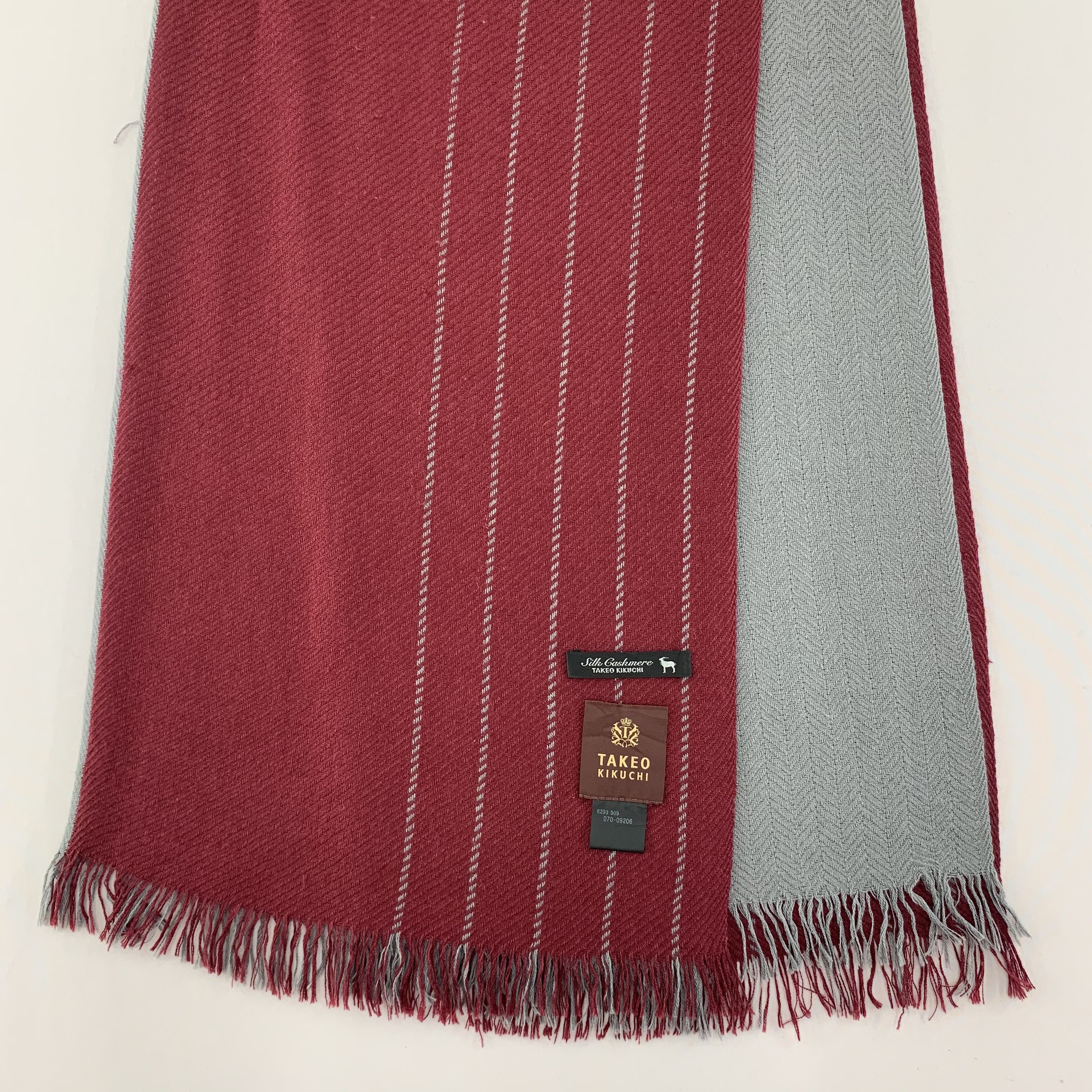 Takeo Kikuchi Takeo Kikuchi Silk Cashmere Scarf Muffler Neck Wrap BL4095 Size ONE SIZE - 5 Thumbnail