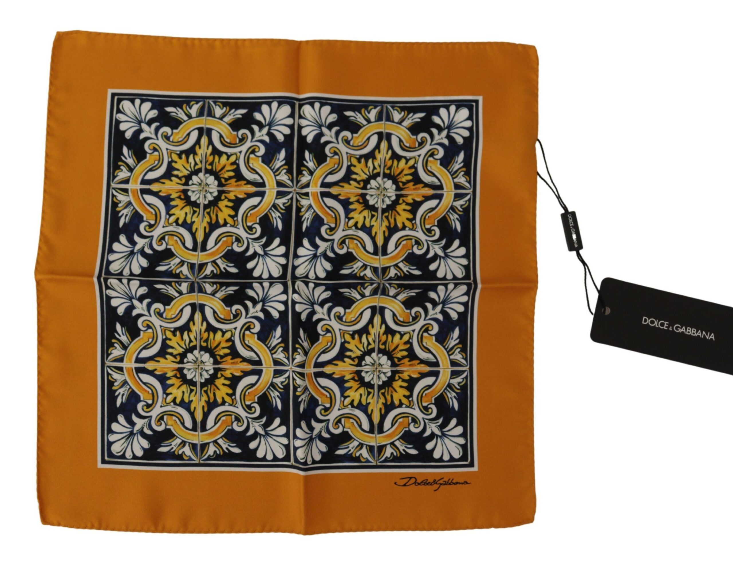 Dolce & Gabbana Elegant Silk Square Men's Men's Scarf Size ONE SIZE - 1 Thumbnail