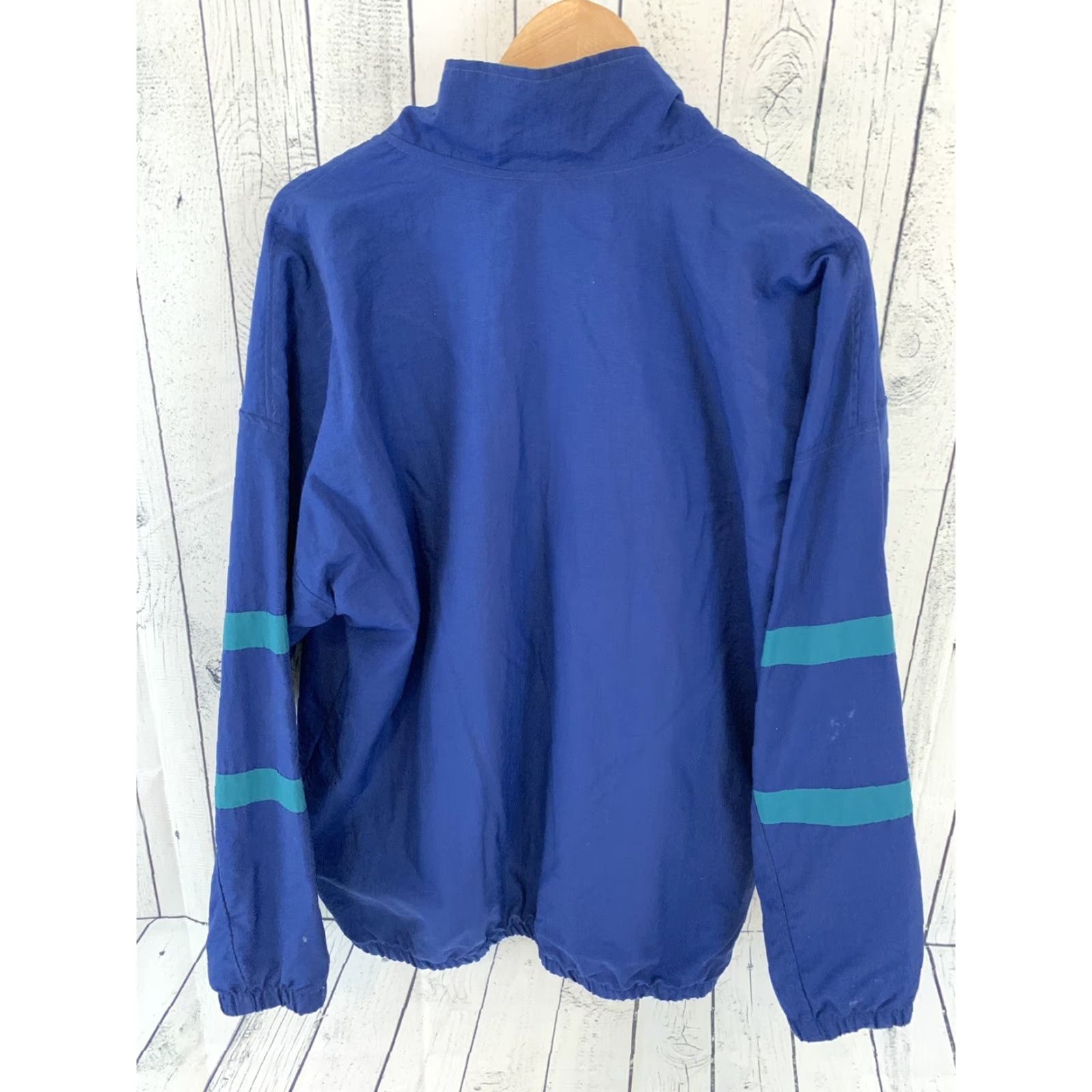 Vintage VINTAGE BANFF CANADA 1/2 Zip Windbreaker Jacket Men's Large Blue Size US L / EU 52-54 / 3 - 5 Thumbnail