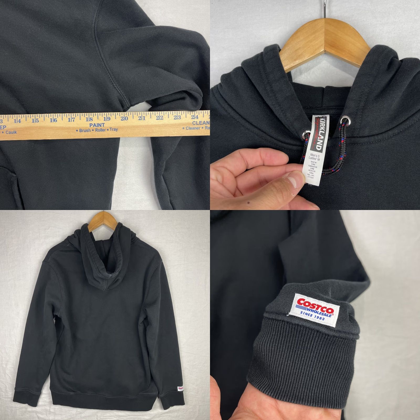 Vintage Kirkland Hoodie Mens Small Black Embroidered Logo Fleece Sweatshirt Size US S / EU 44-46 / 1 - 8 Thumbnail