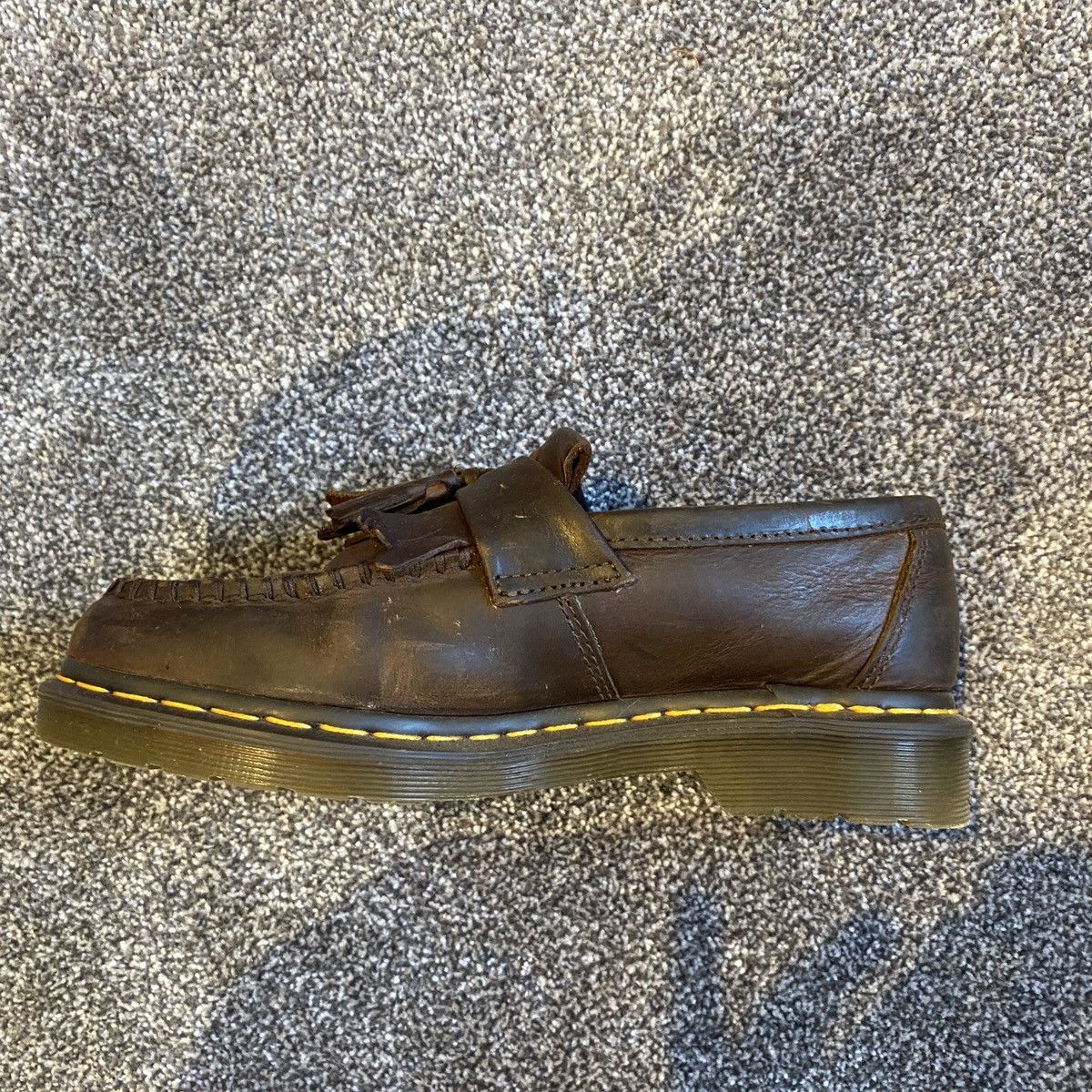 Dr. Martens Doc Marten’s Adrian Crazy Horse Leather Tassel Loafers Size US 6.5 / EU 39-40 - 8 Thumbnail
