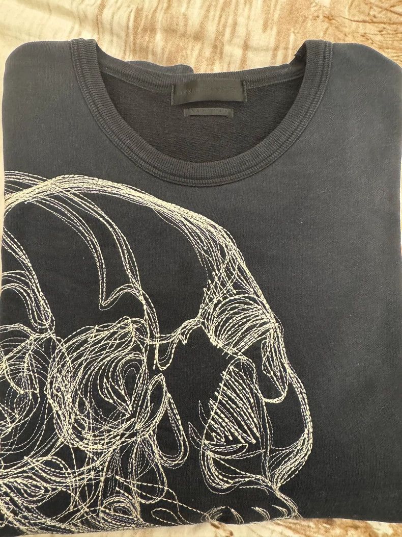 Alexander McQueen Alexander McQUEEN Sweatshirt with skull embroidery, limited Size US L / EU 52-54 / 3 - 5 Thumbnail