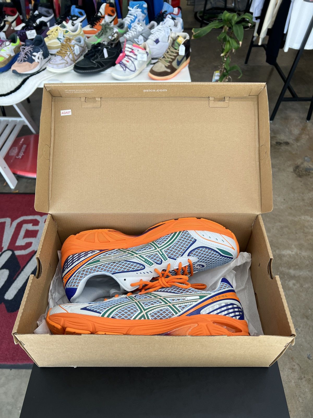 Asics × Kiko Kostadinov ASICS UB7-S GT-2160 Kiko Kostadinov Lava Orange Sz 13 (2024) Size US 13 / EU 46 - 10 Thumbnail