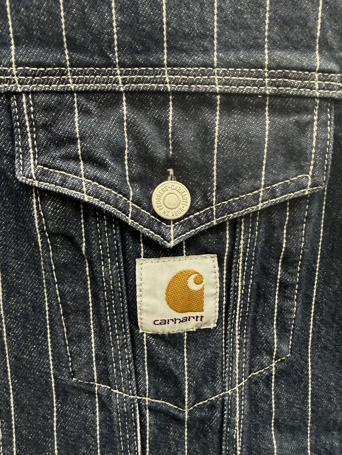 Carhartt Wip CARHARTT WIP Orlean Jacket - Blue/White Orlean Stripe Size US M / EU 48-50 / 2 - 10 Thumbnail